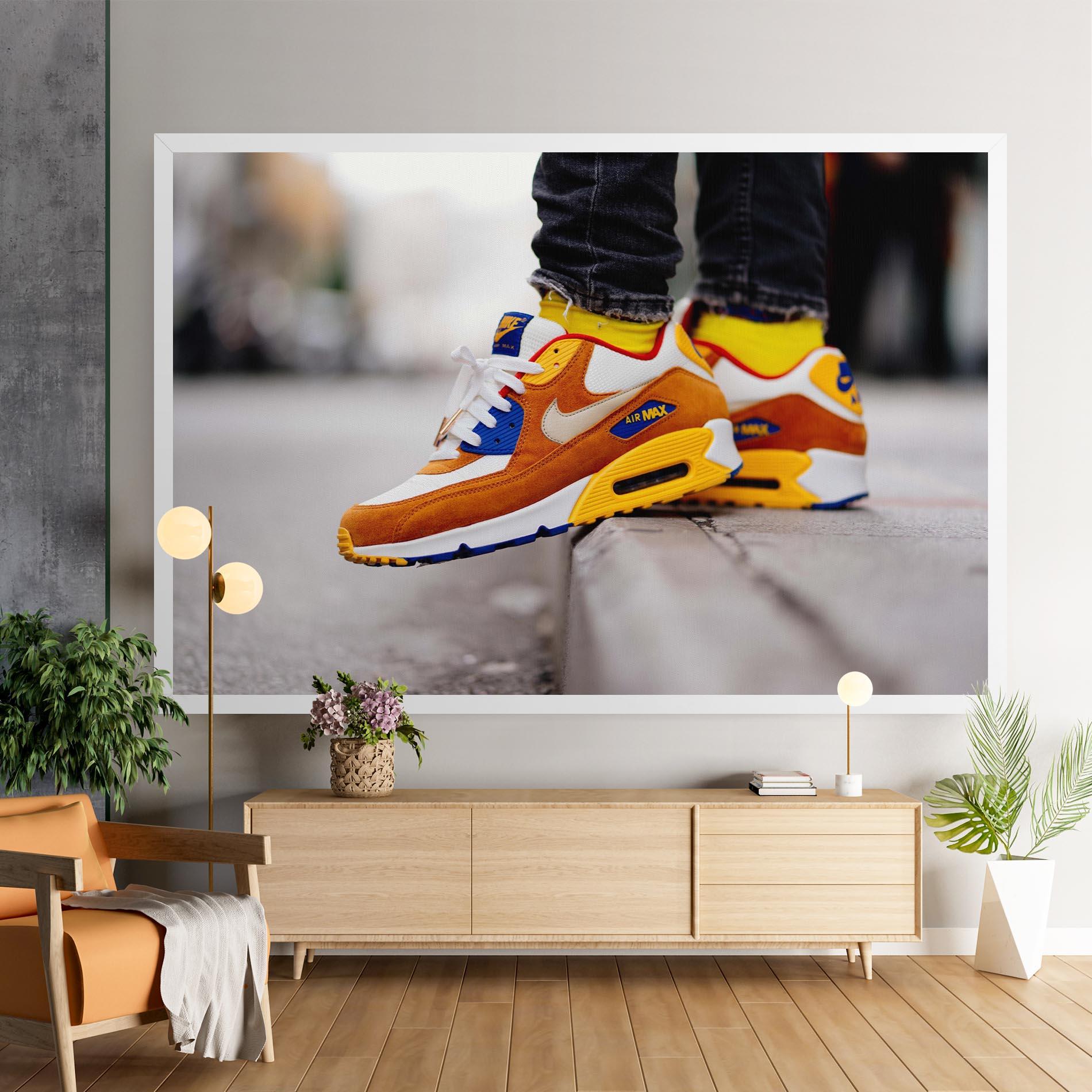 Leinwandbild Nike Air Max Shoes mockup 9