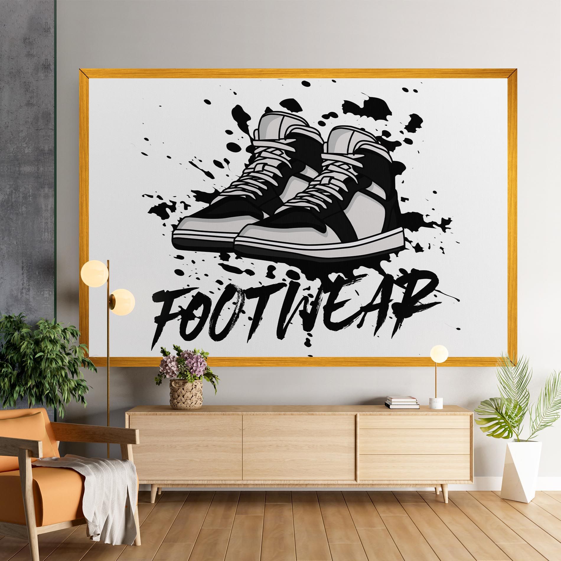 Black Footwear mockup 9