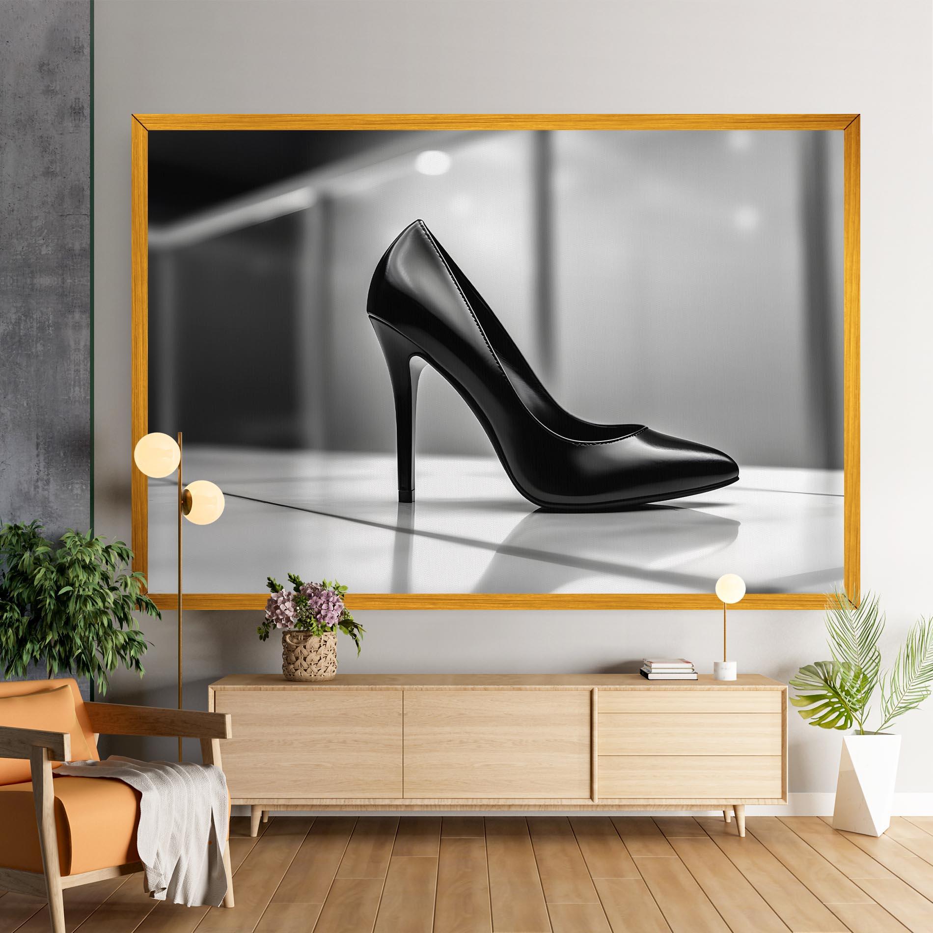 Leinwandbild Black Unique Design mockup 9