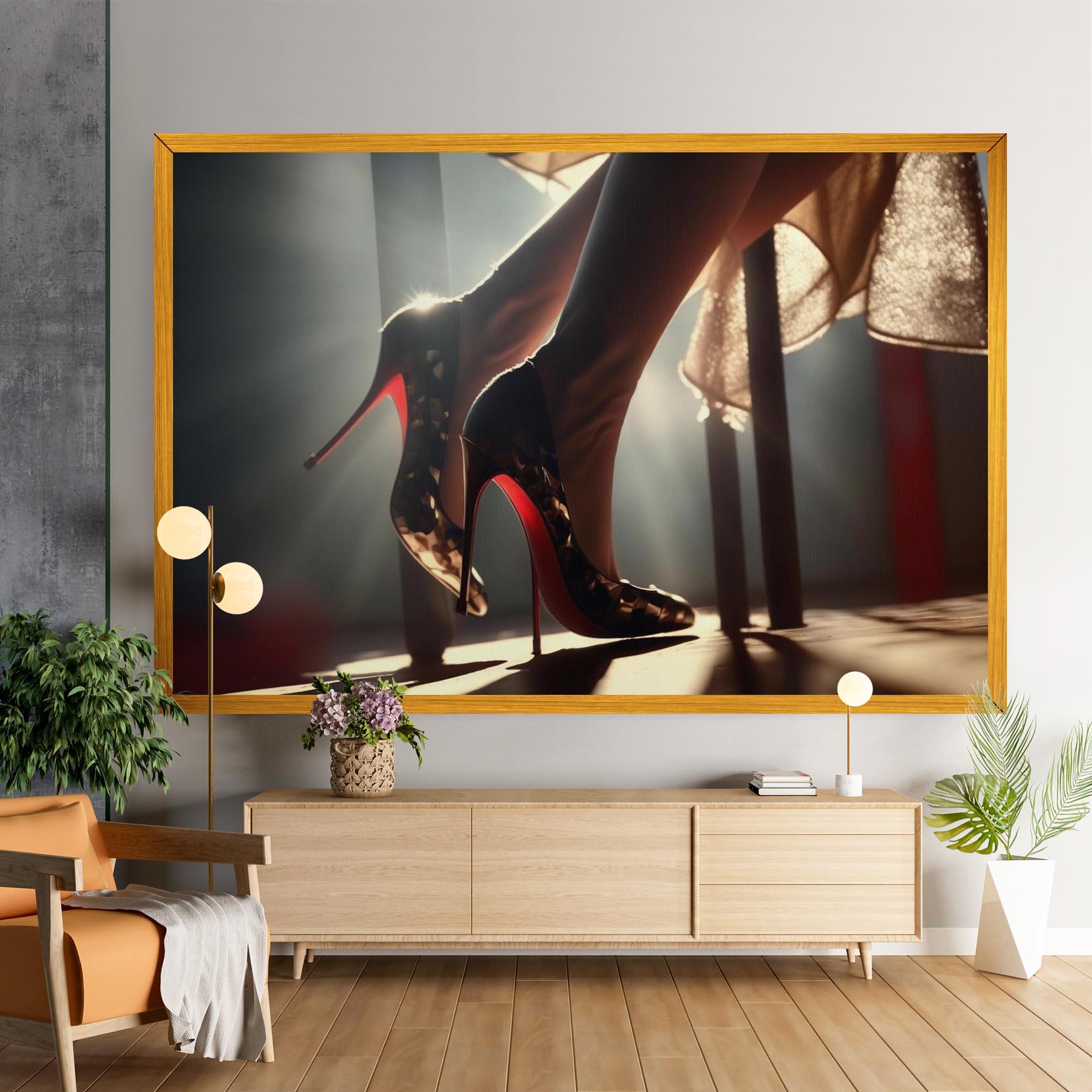 Leinwandbild Heels In The Sun mockup 9