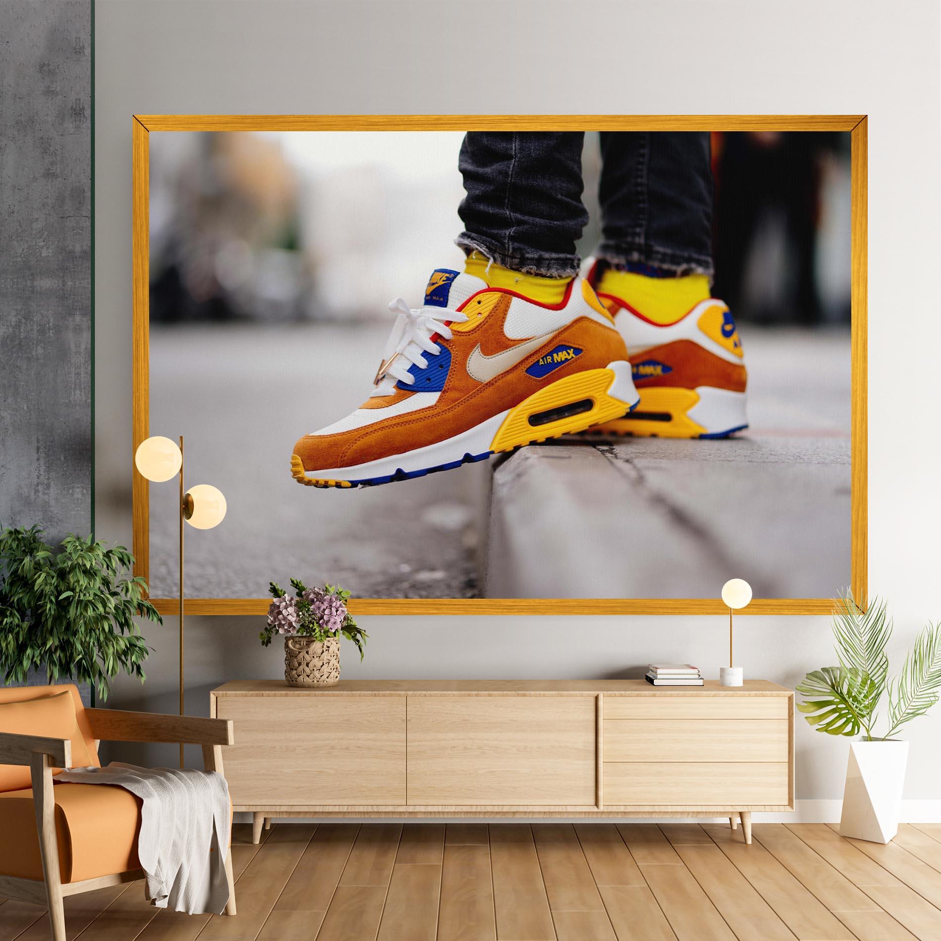 Leinwandbild Nike Air Max Shoes mockup 9