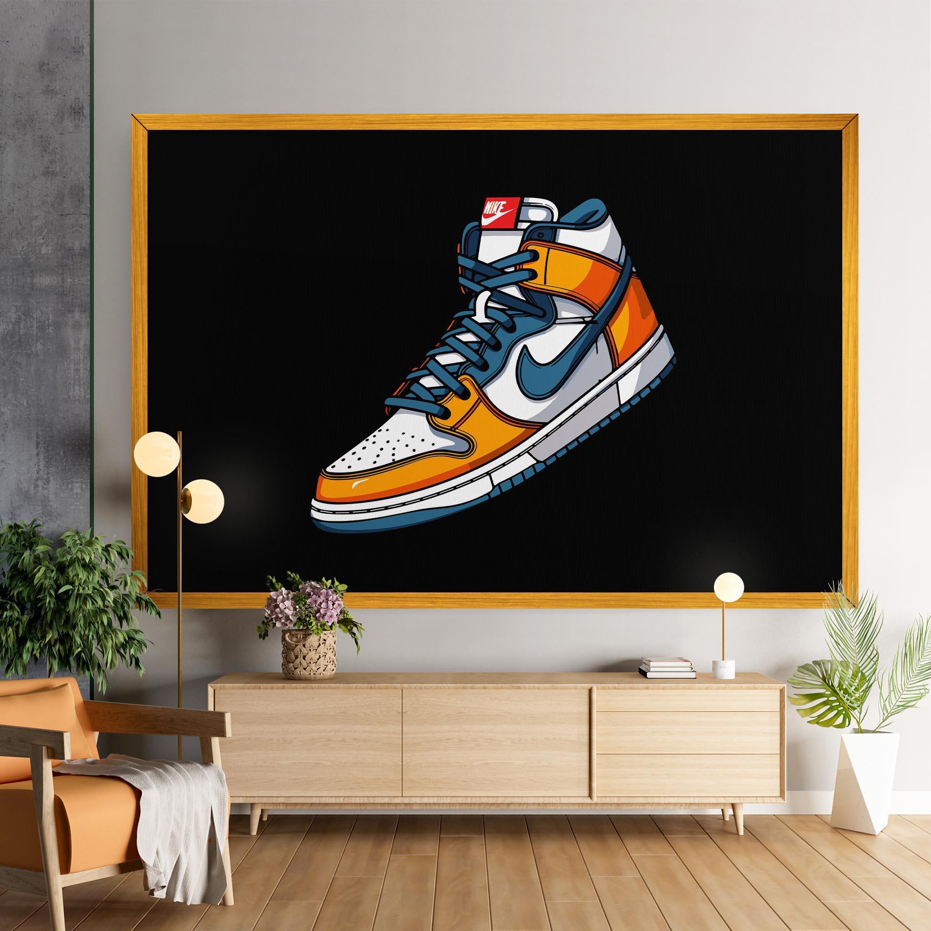 Leinwandbild Nike Shoe mockup 9