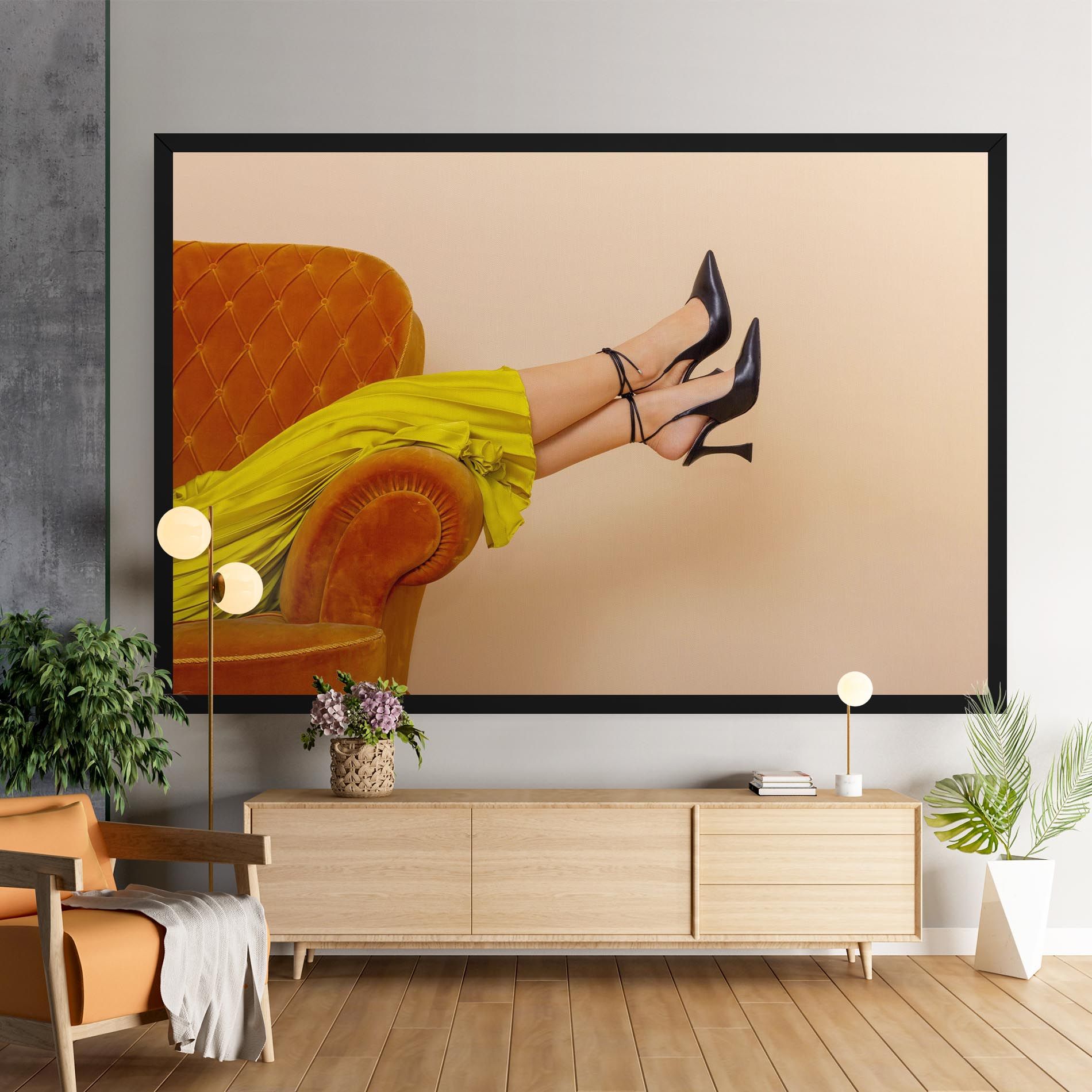 Black Heals On Cream mockup 9