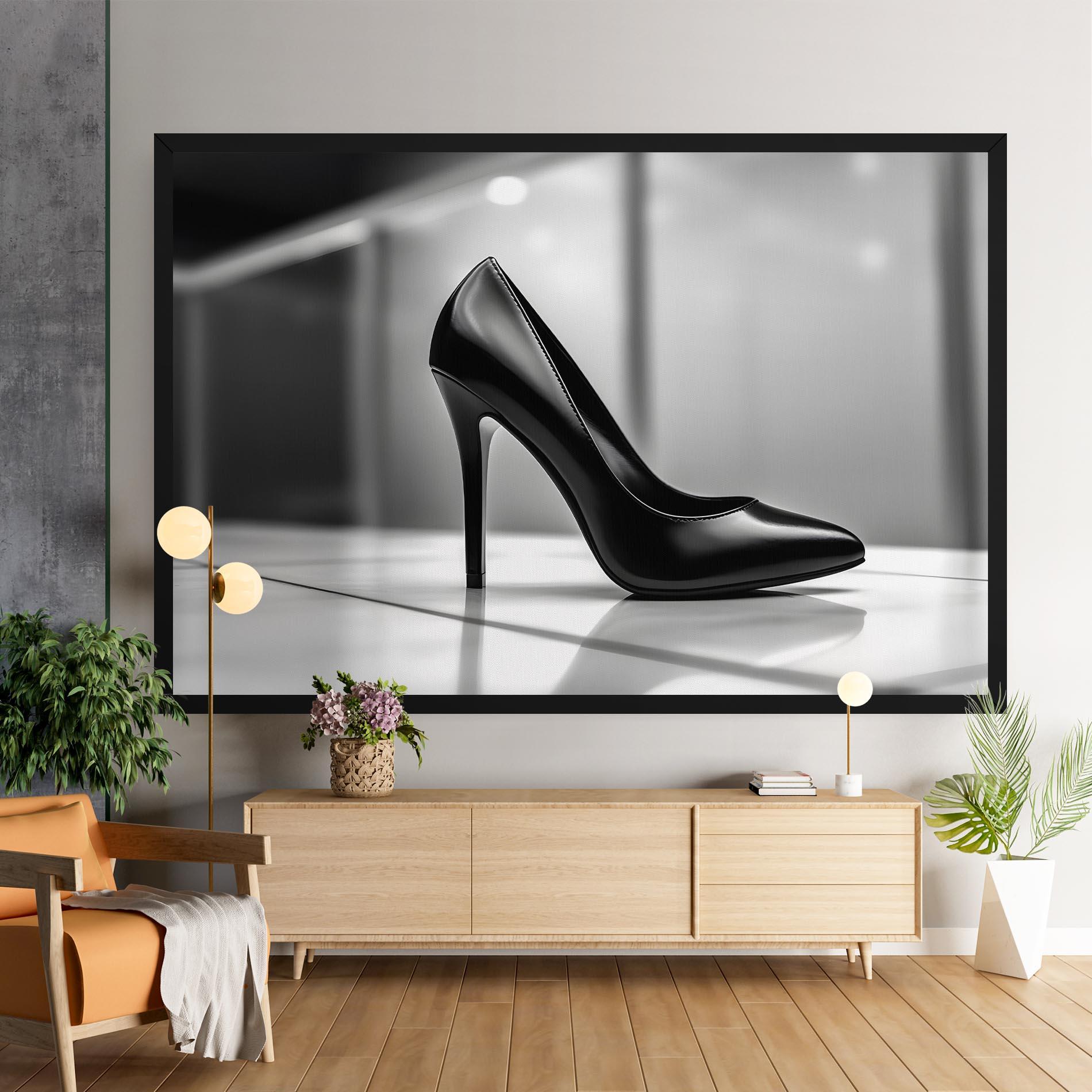 Leinwandbild Black Unique Design mockup 9