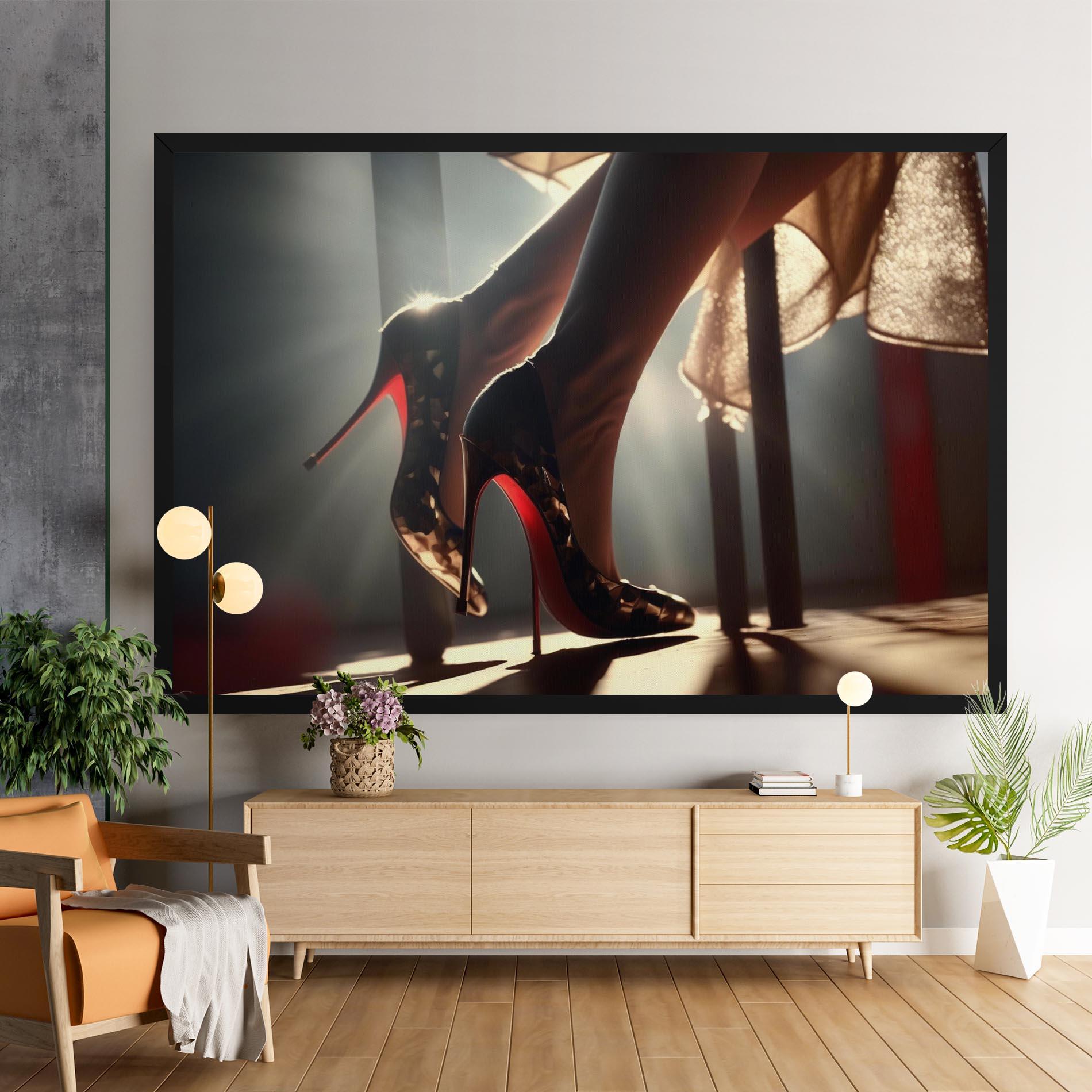 Leinwandbild Heels In The Sun mockup 9