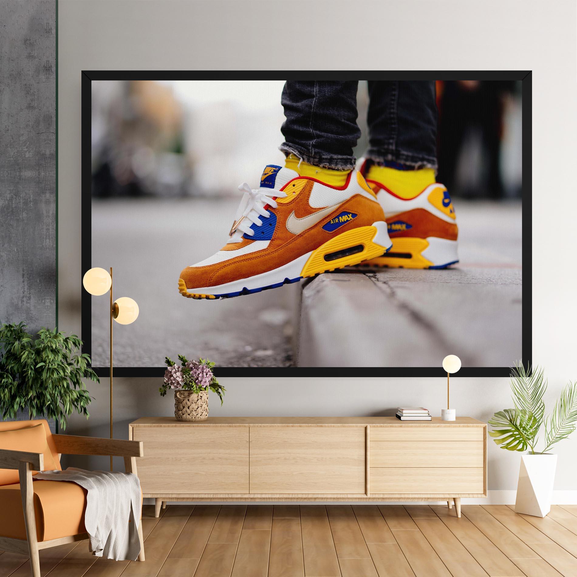 Leinwandbild Nike Air Max Shoes mockup 9