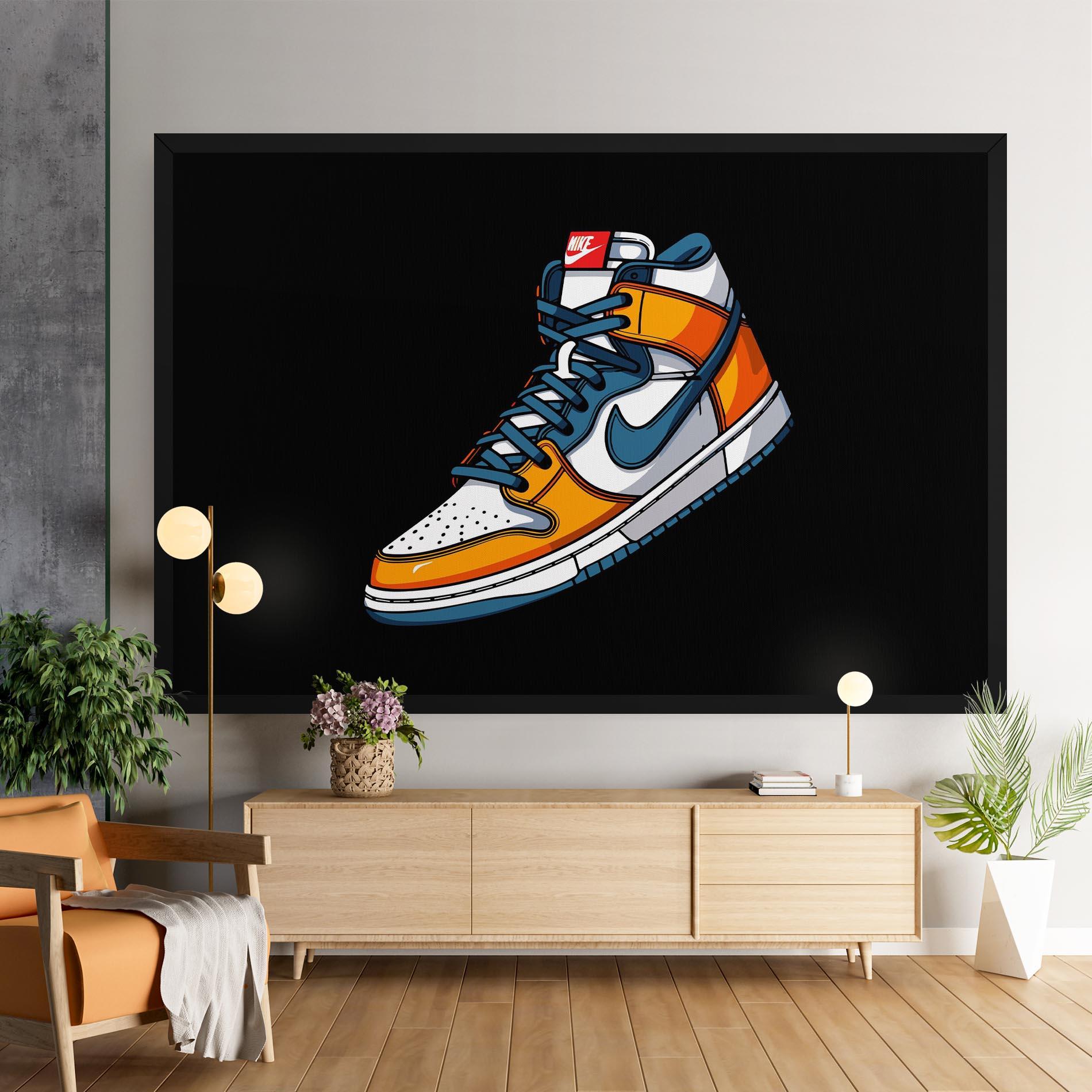 Leinwandbild Nike Shoe mockup 9