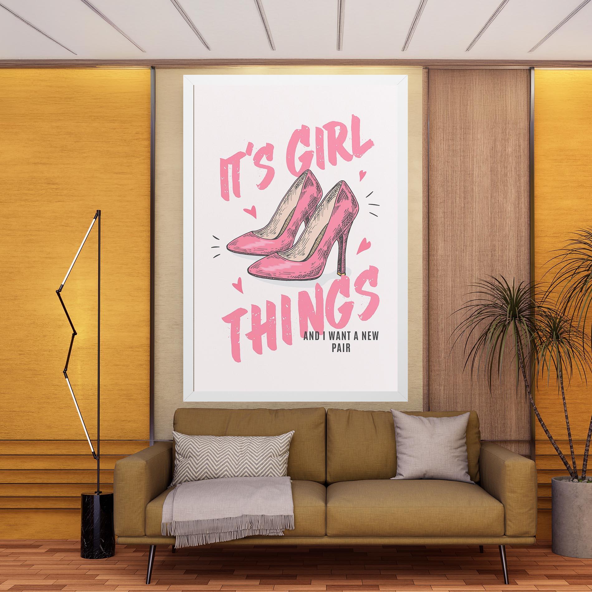 Leinwandbild Girl Things mockup 9