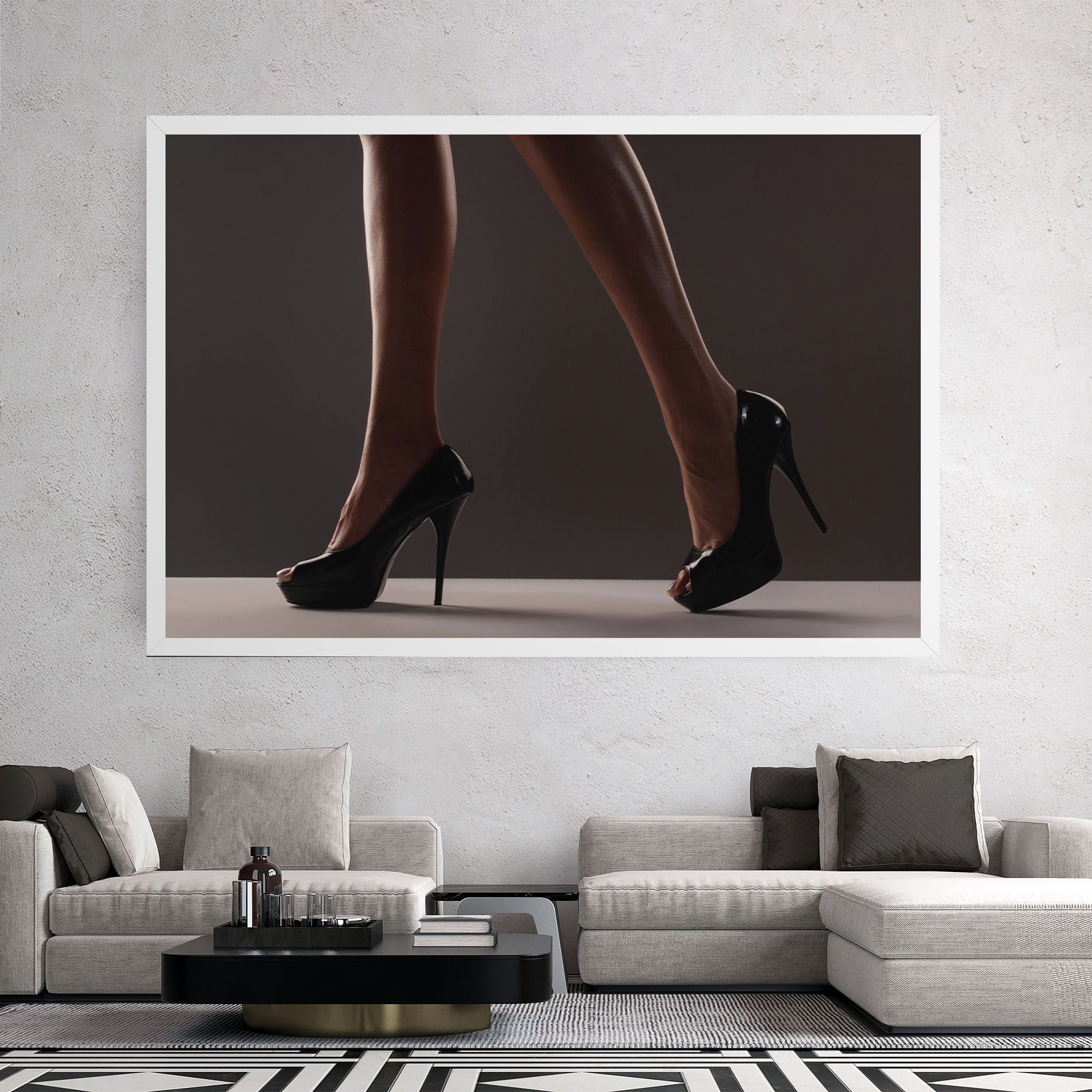 Black High Heels mockup 2