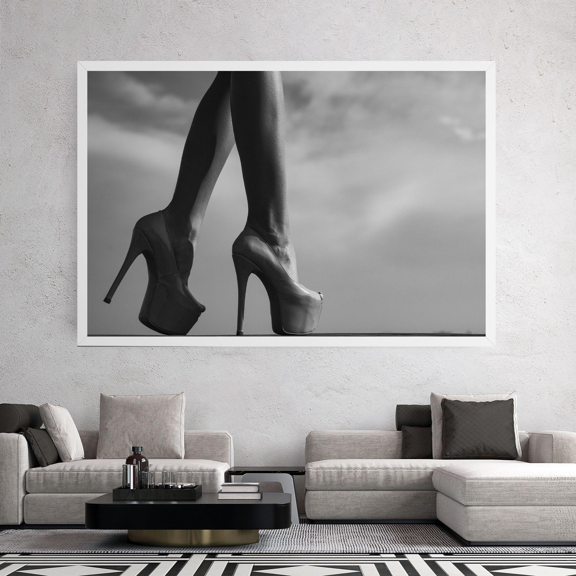 Leinwandbild Heels Sky Background mockup 2