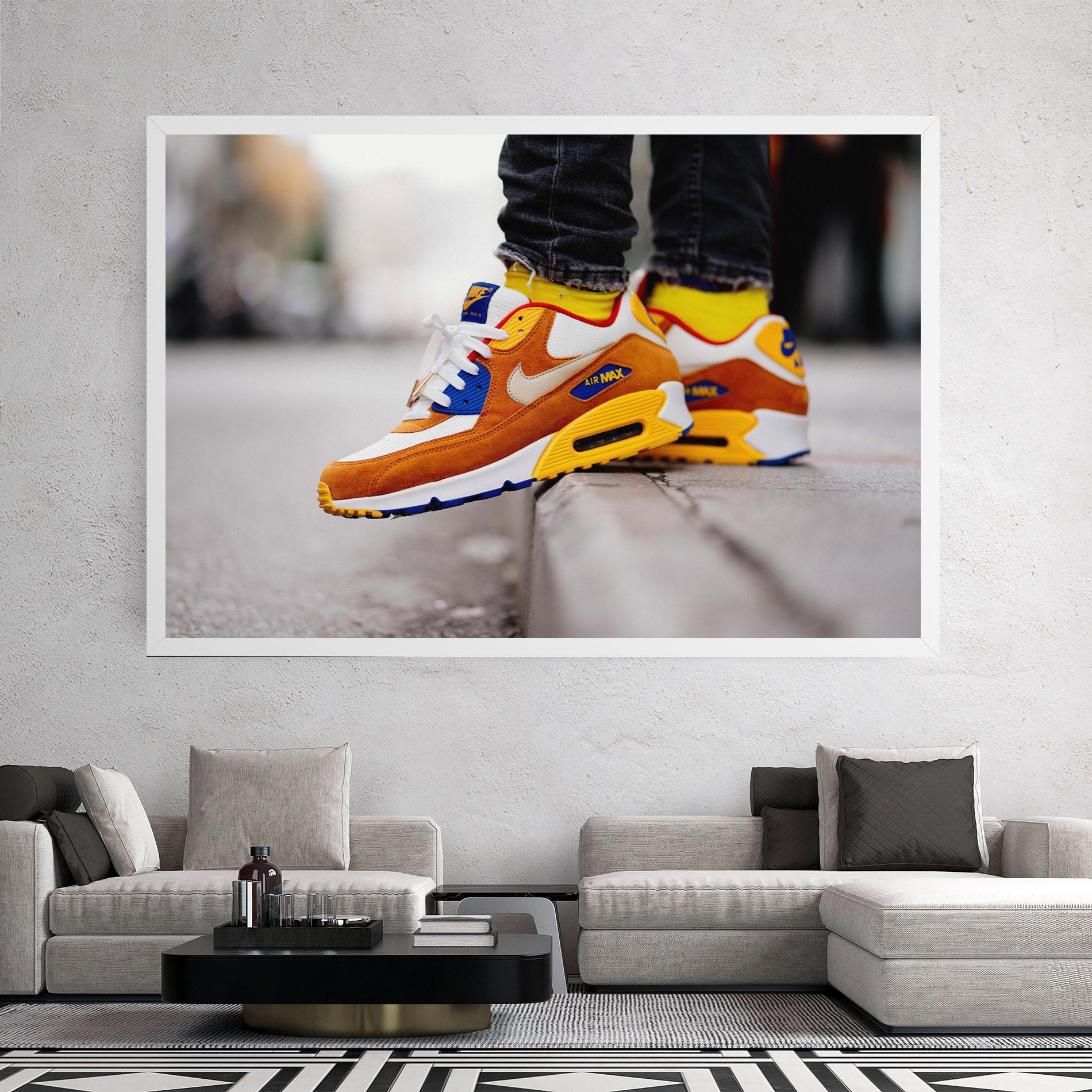Leinwandbild Nike Air Max Shoes mockup 2