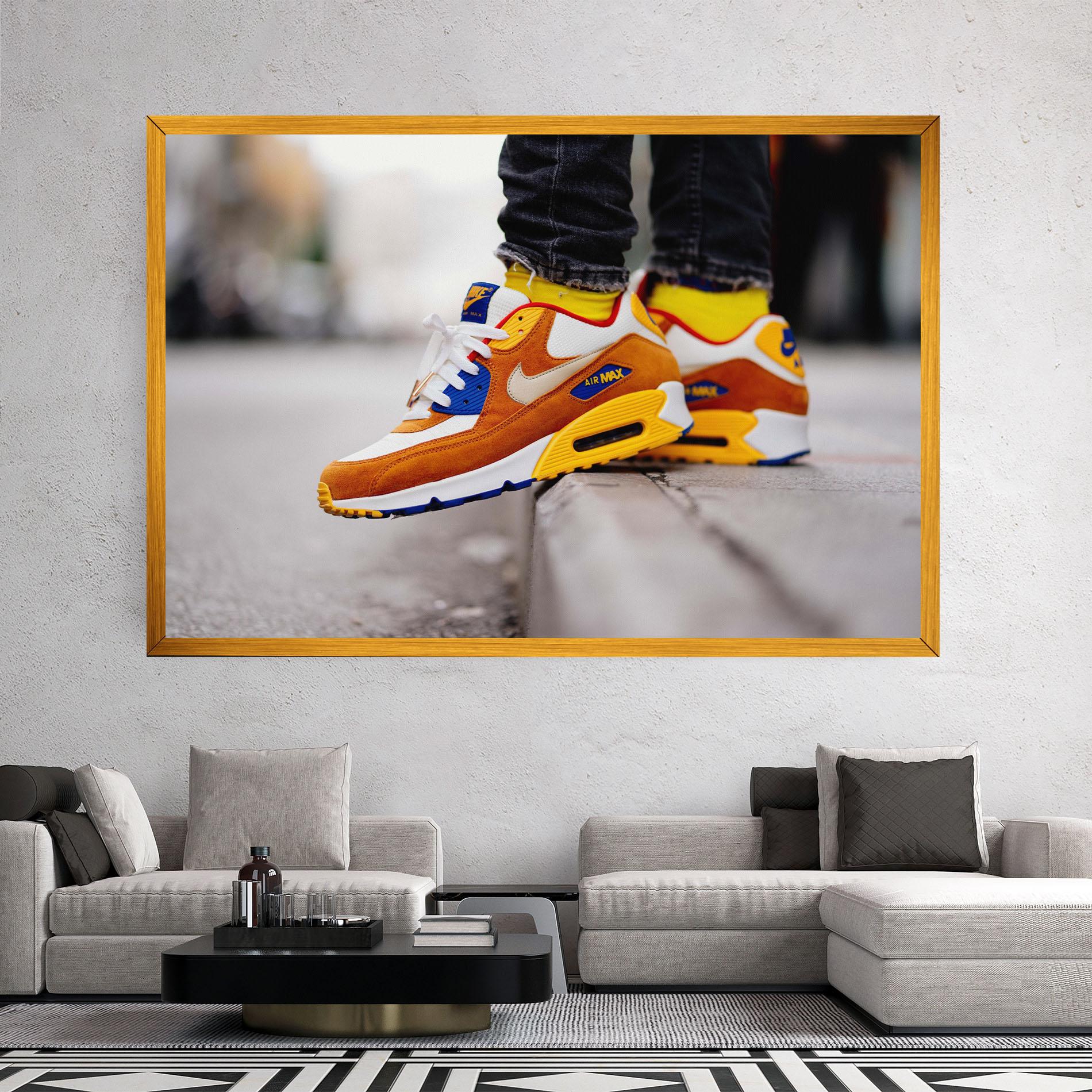 Leinwandbild Nike Air Max Shoes mockup 2