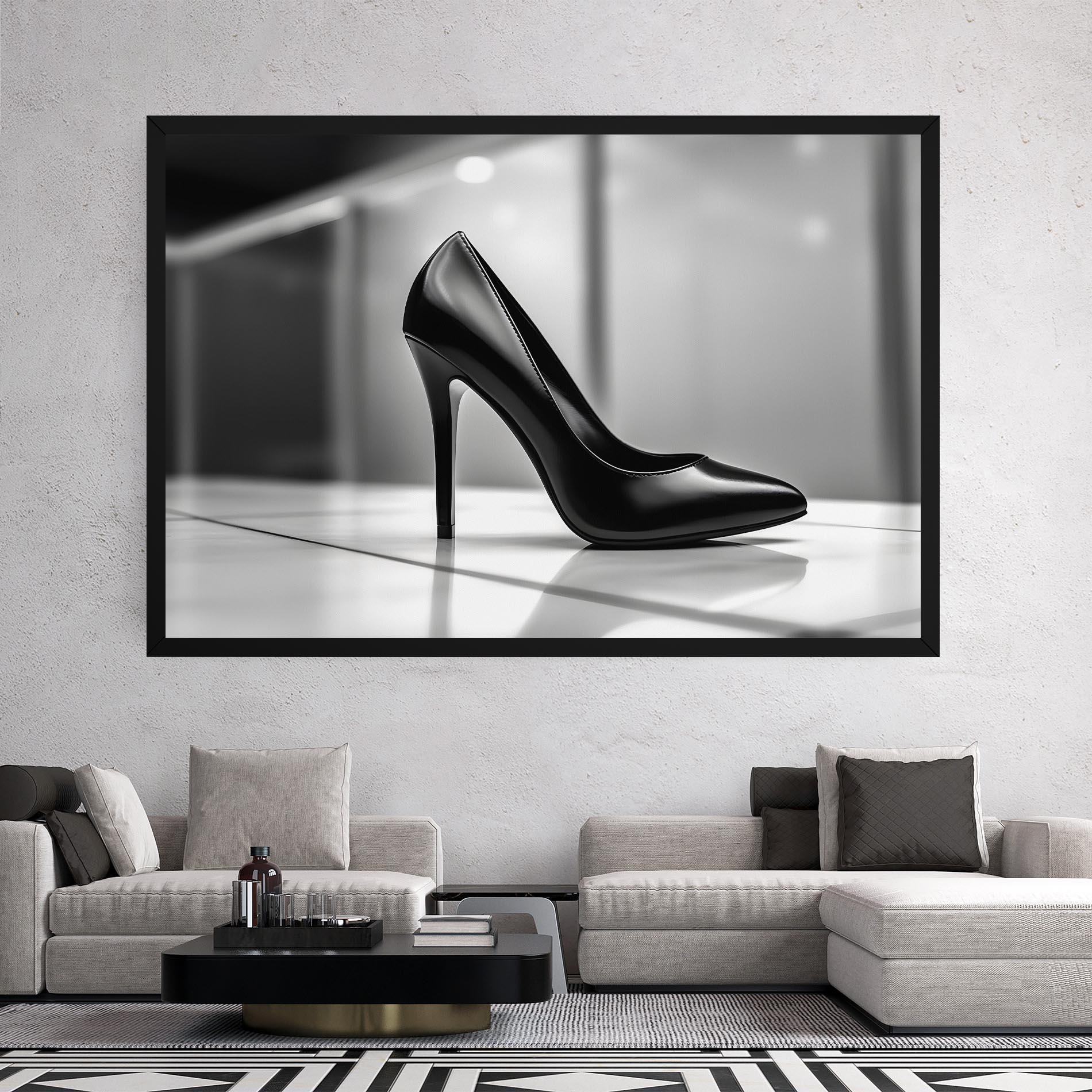 Leinwandbild Black Unique Design mockup 2