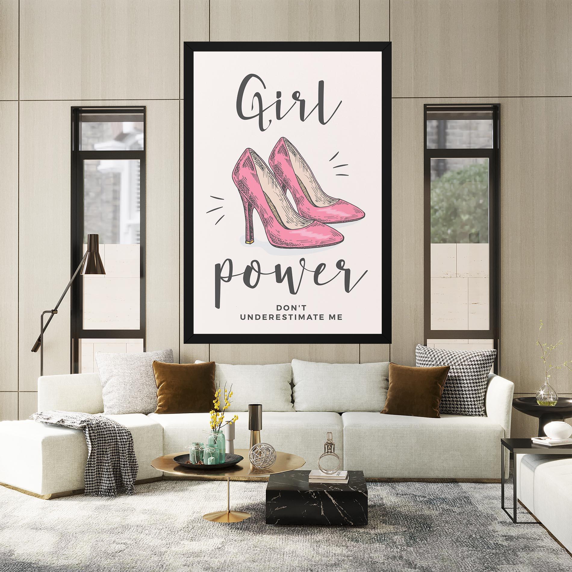 Leinwandbild Girl Power mockup 2