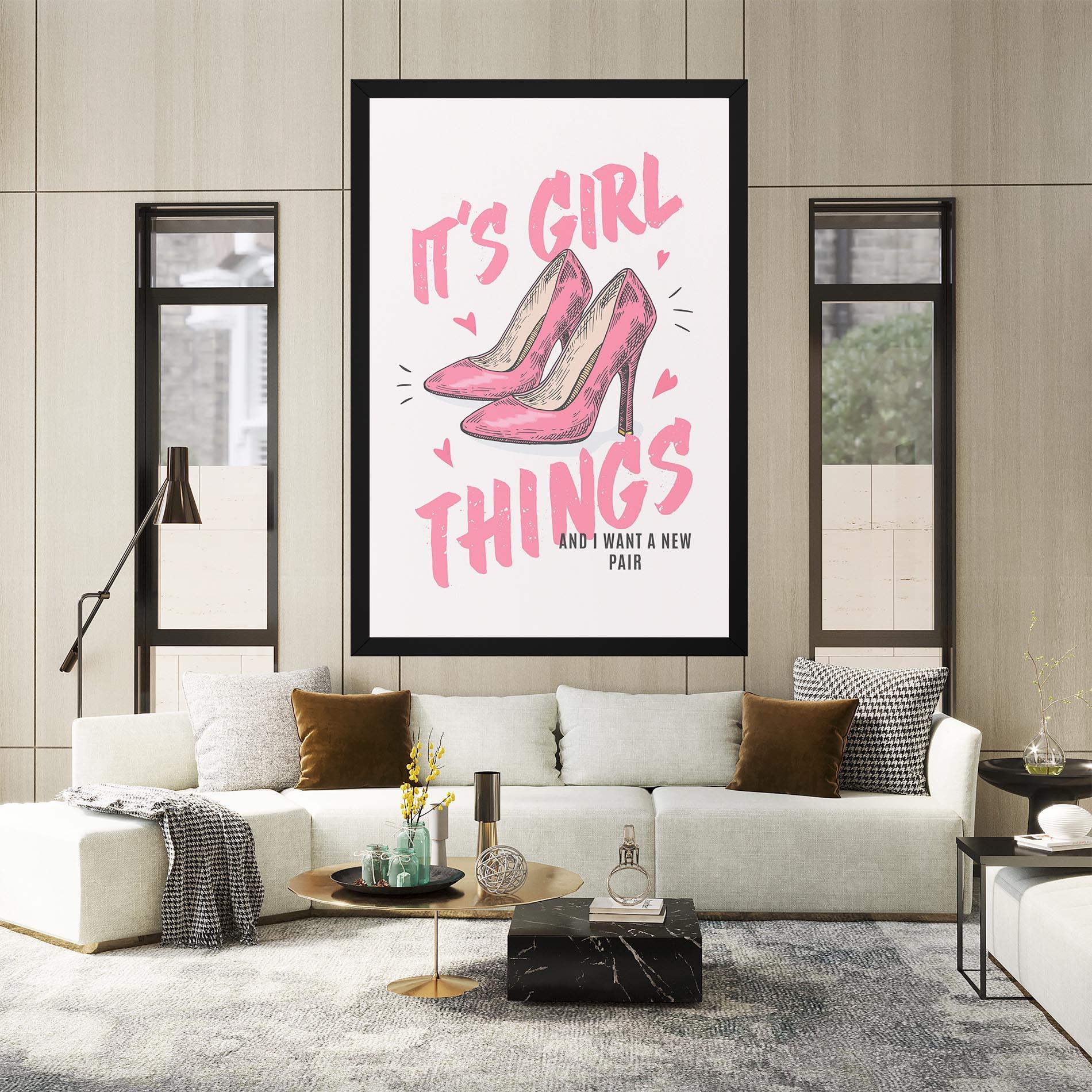 Leinwandbild Girl Things mockup 2