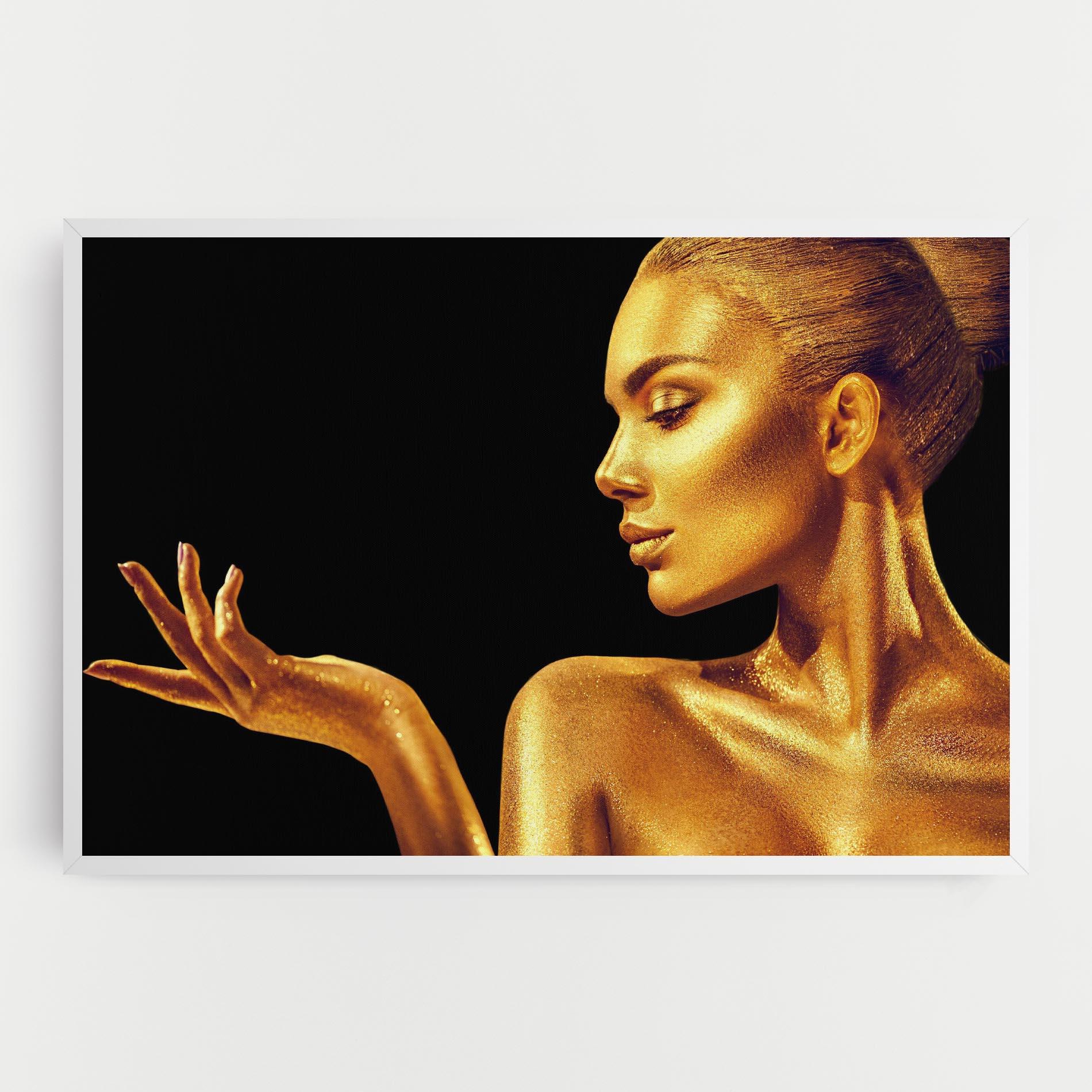 Leinwandbild Golden Glamour mockup 0