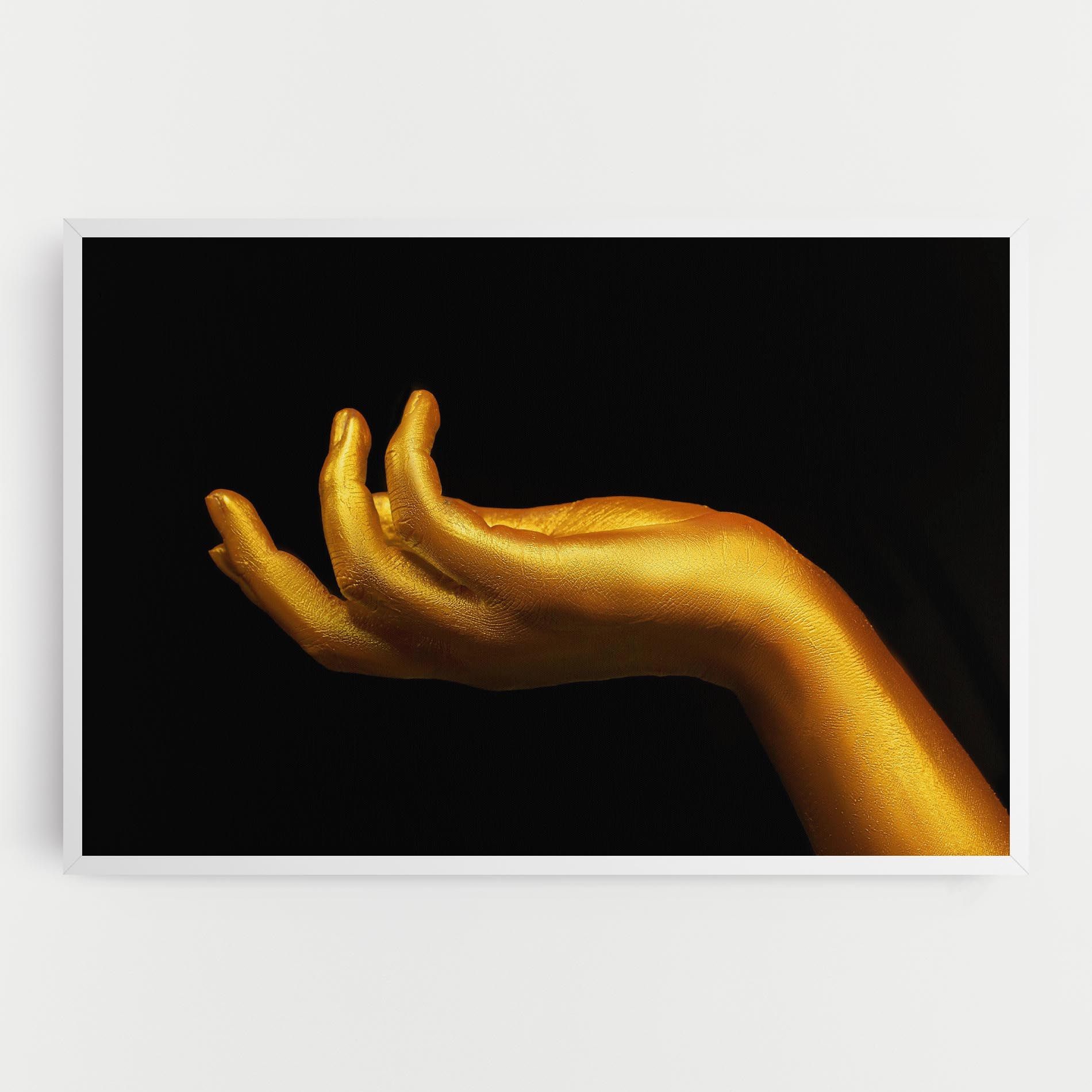Strong Gold Hand mockup 0