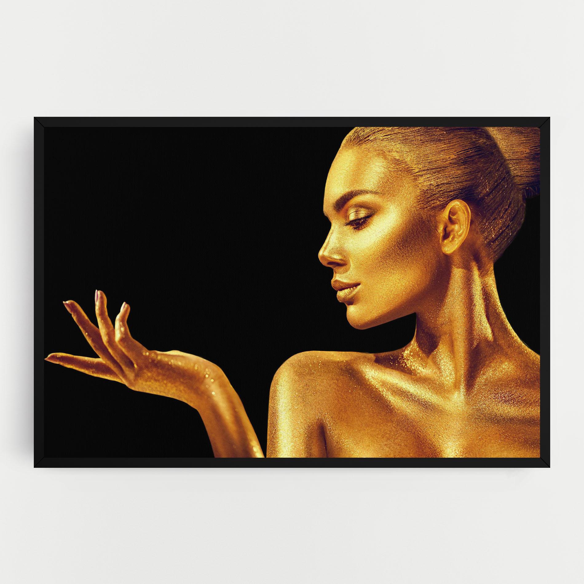 Leinwandbild Golden Glamour mockup 0