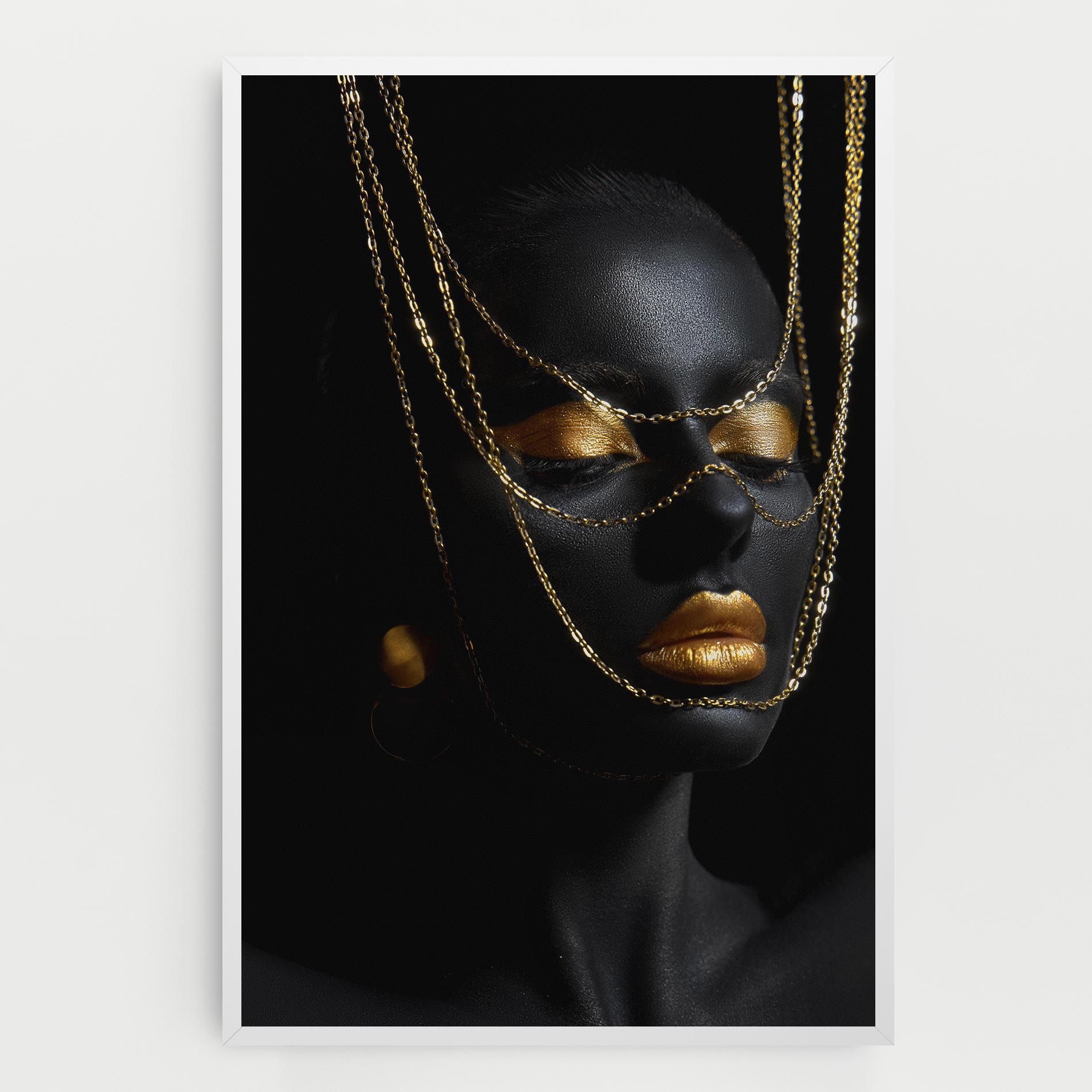 Gold Chain Girl mockup 0