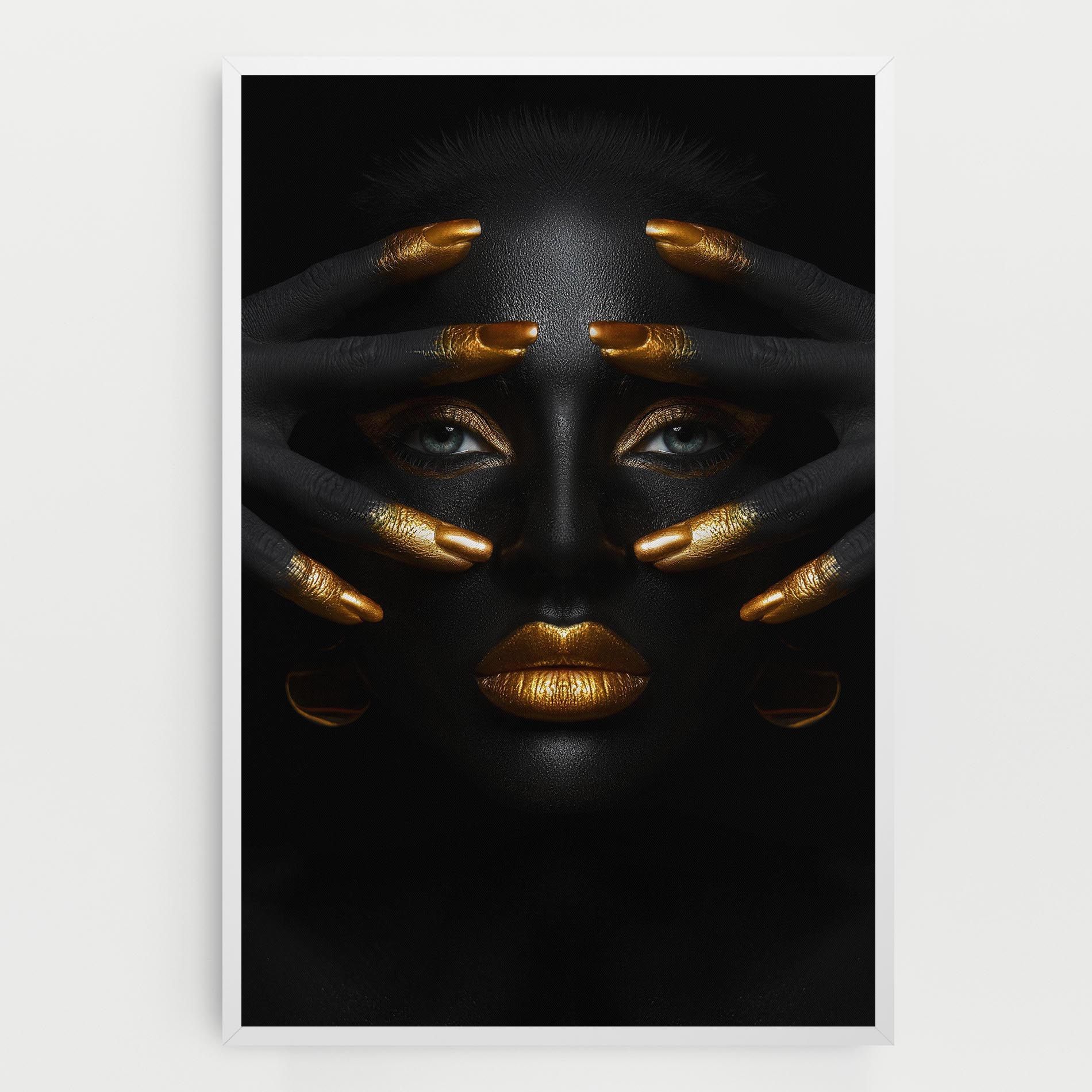 Gold Fingertips Art mockup 0