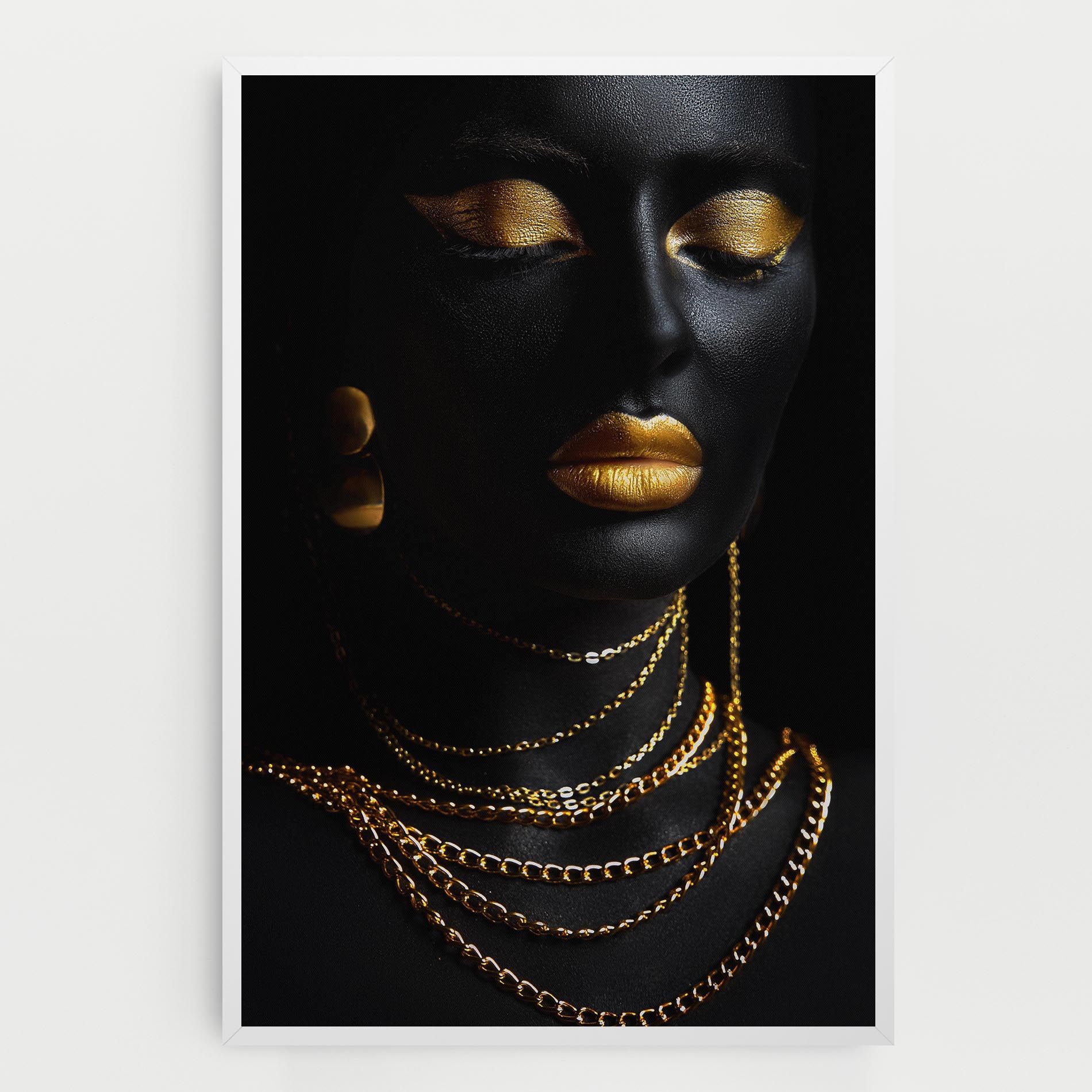 Gold Makeup Lips mockup 0