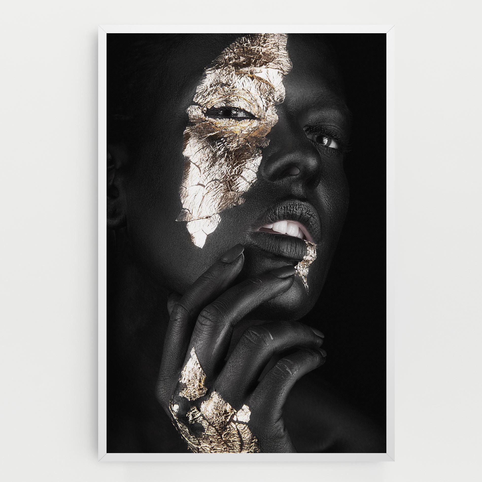 Leinwandbild Golden Posture mockup 0