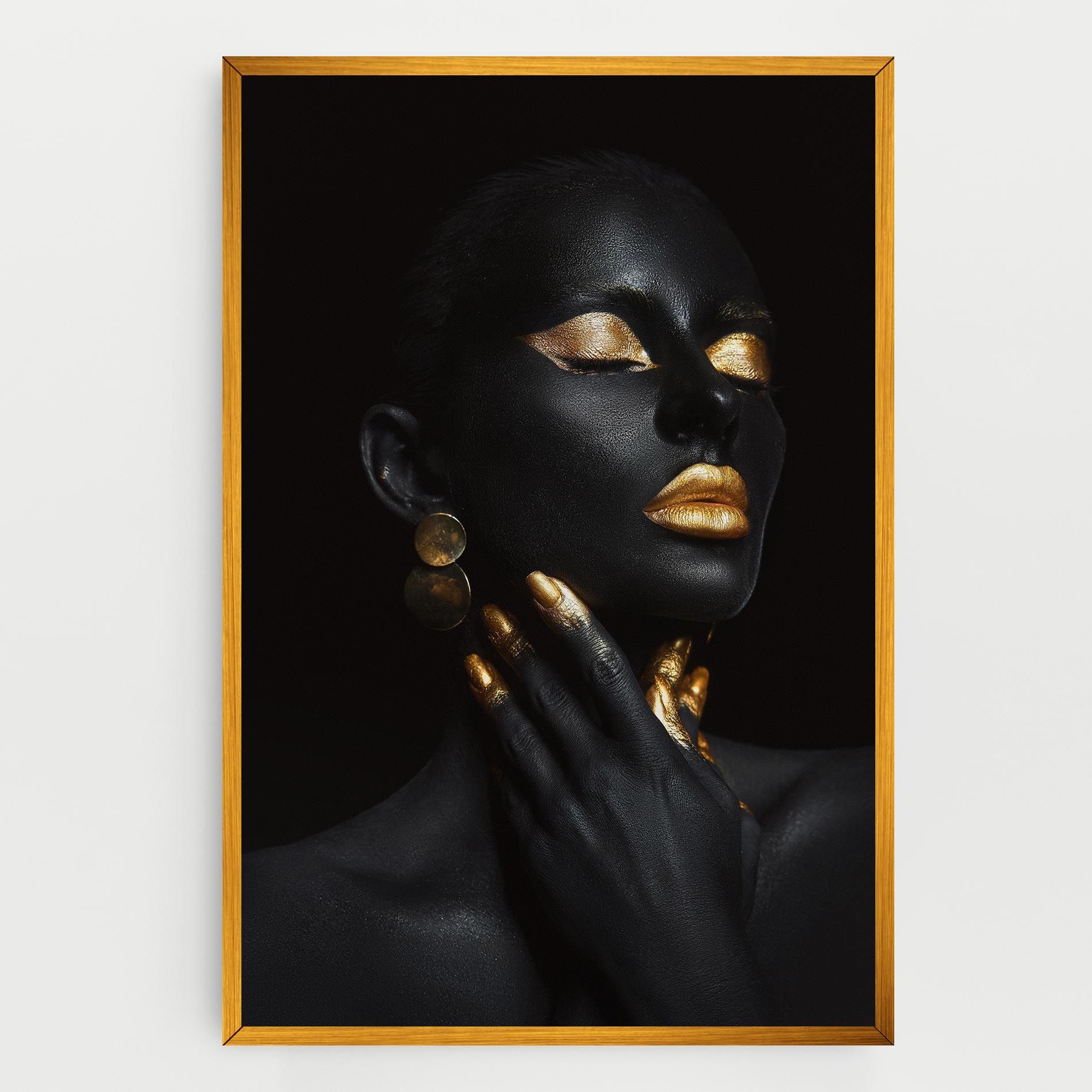Eyelids Gold Makeup mockup 0