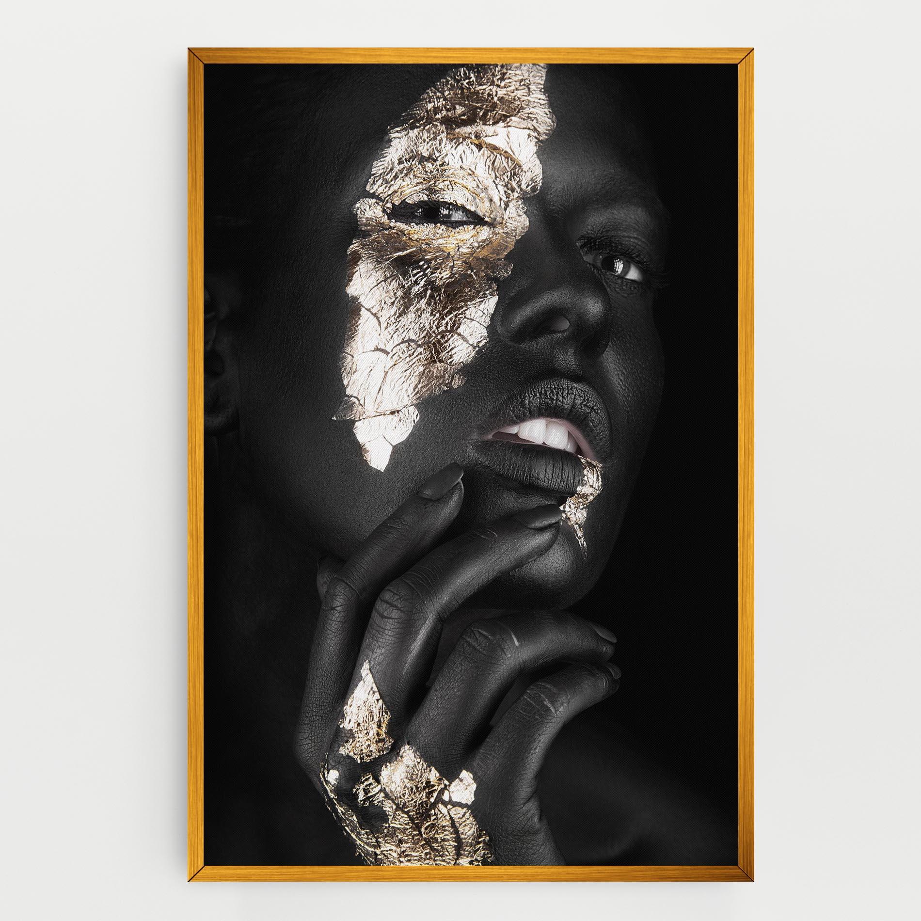 Leinwandbild Golden Posture mockup 0