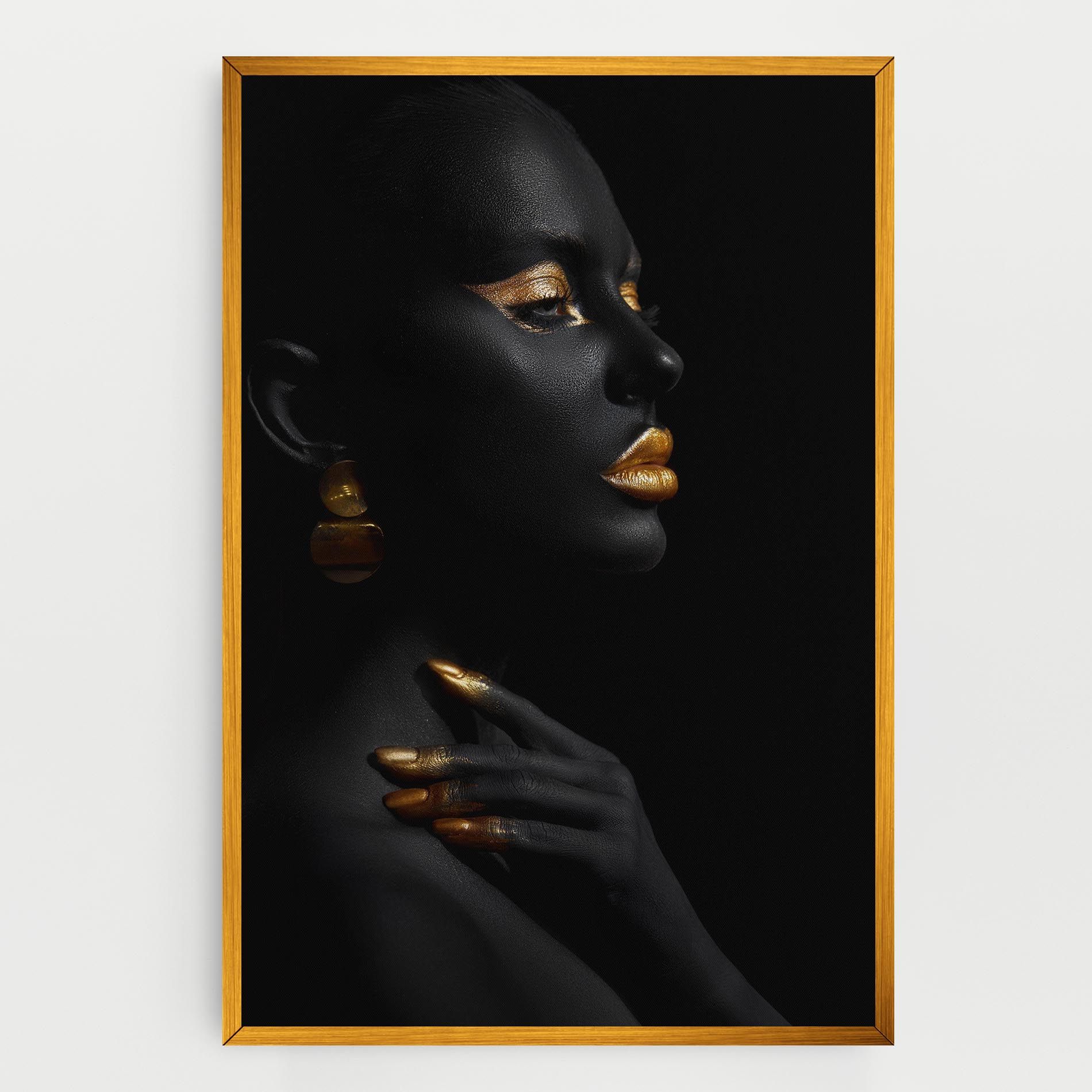 Lips Gold Eyelids mockup 0