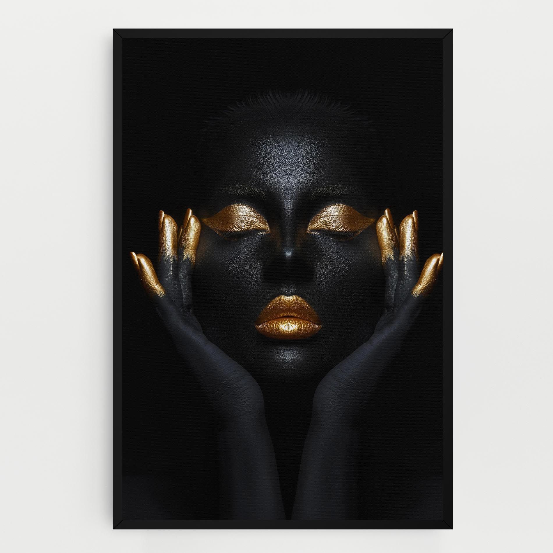 Fingertips Gold Makeup mockup 0