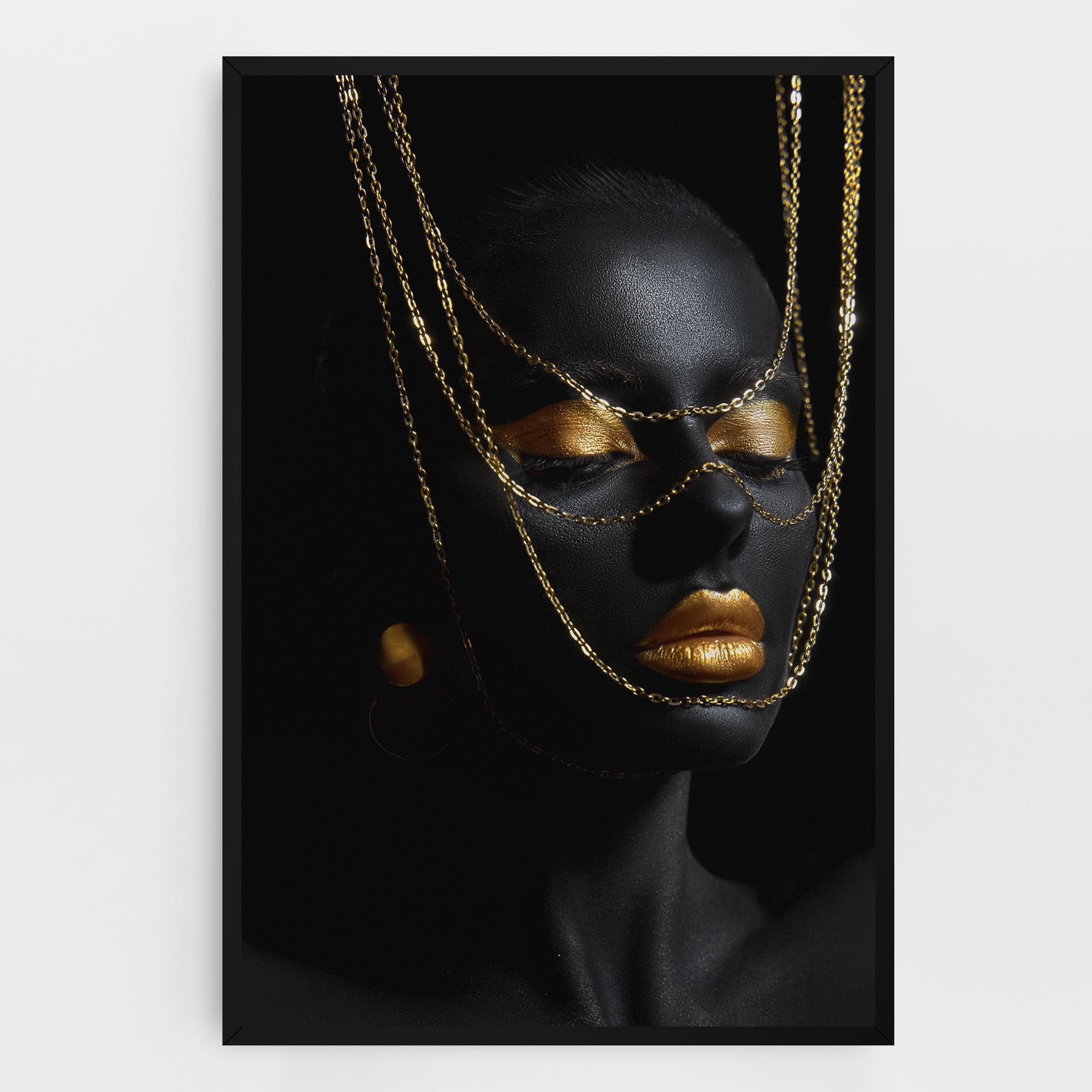 Gold Chain Girl mockup 0
