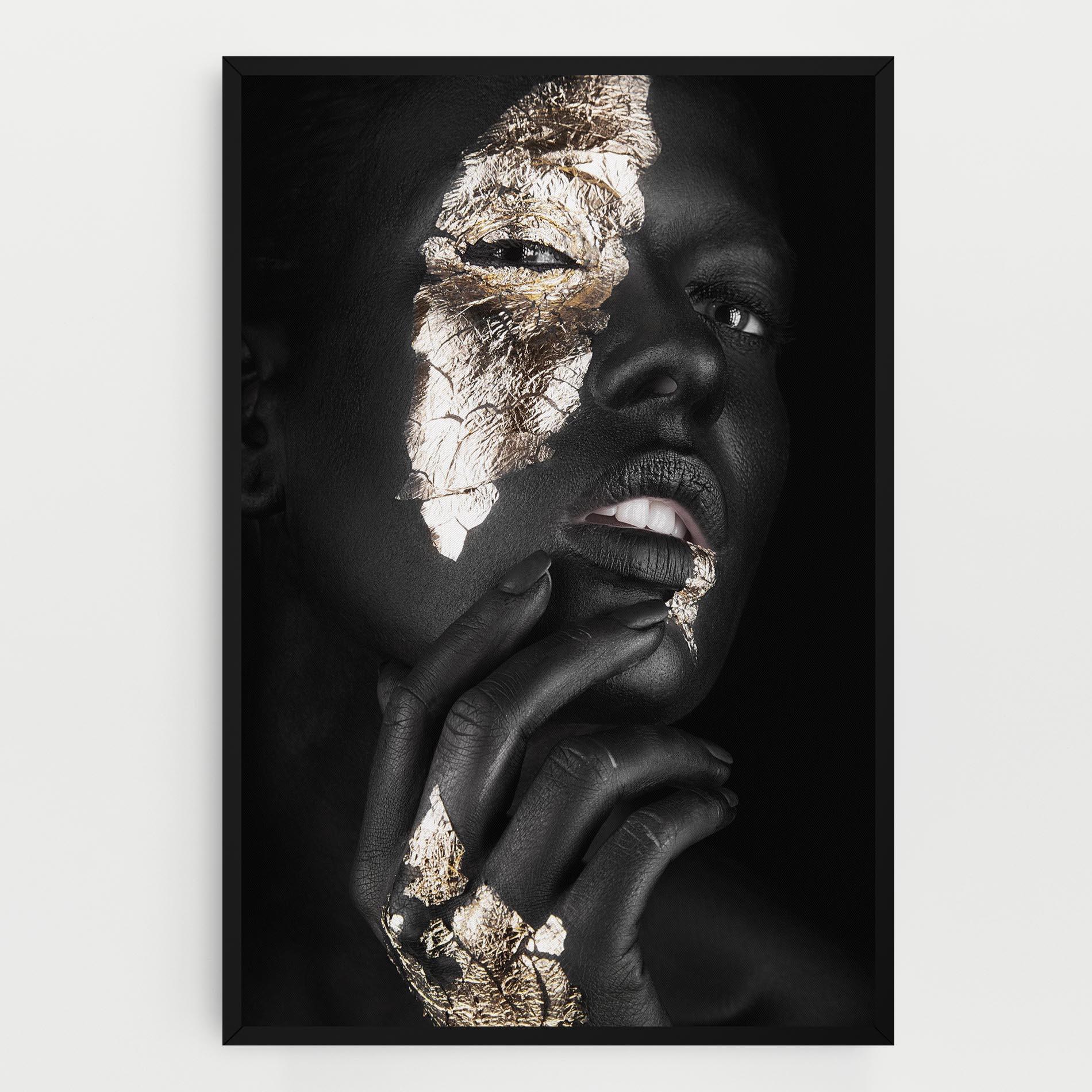 Leinwandbild Golden Posture mockup 0