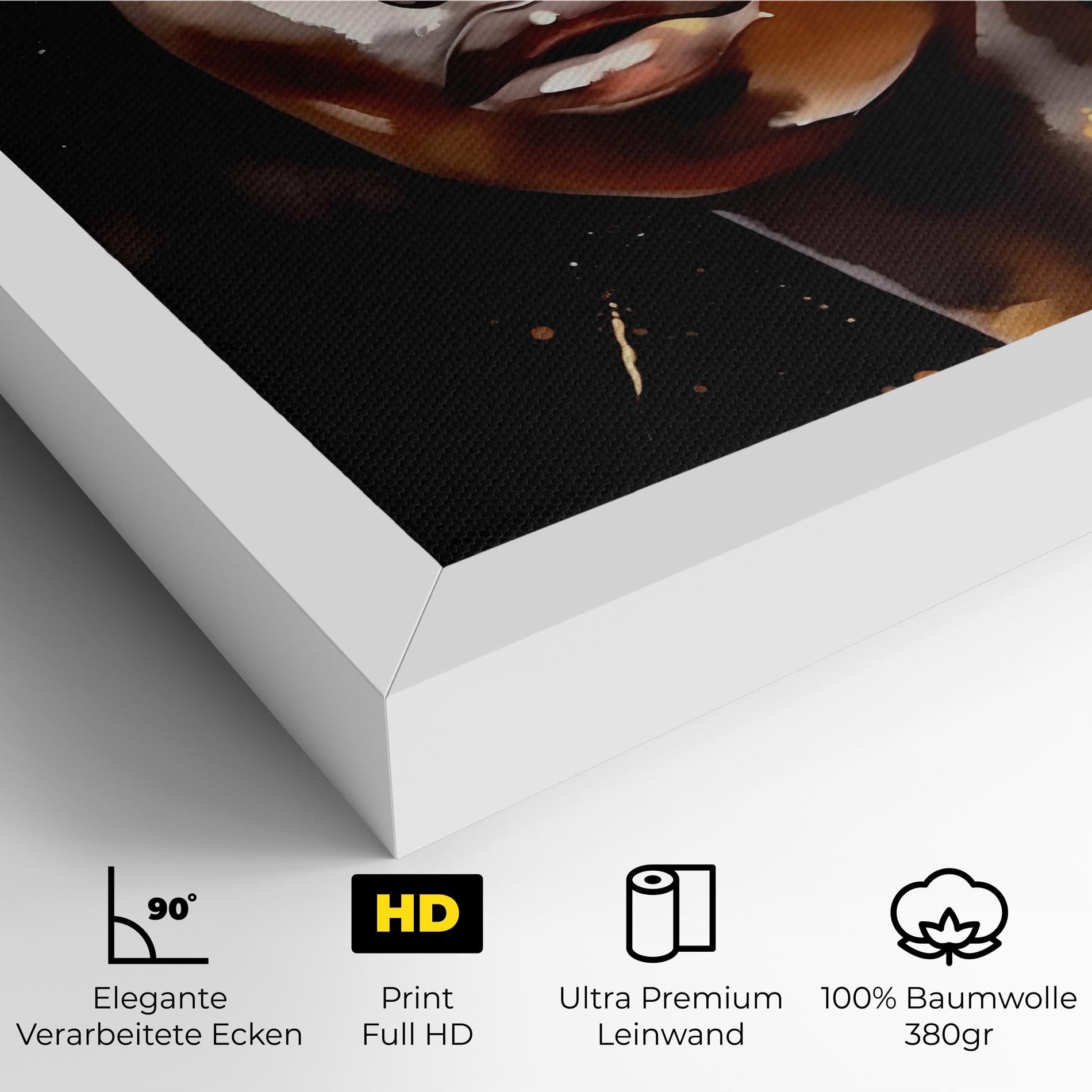 Abstract Gold Woman mockup 4