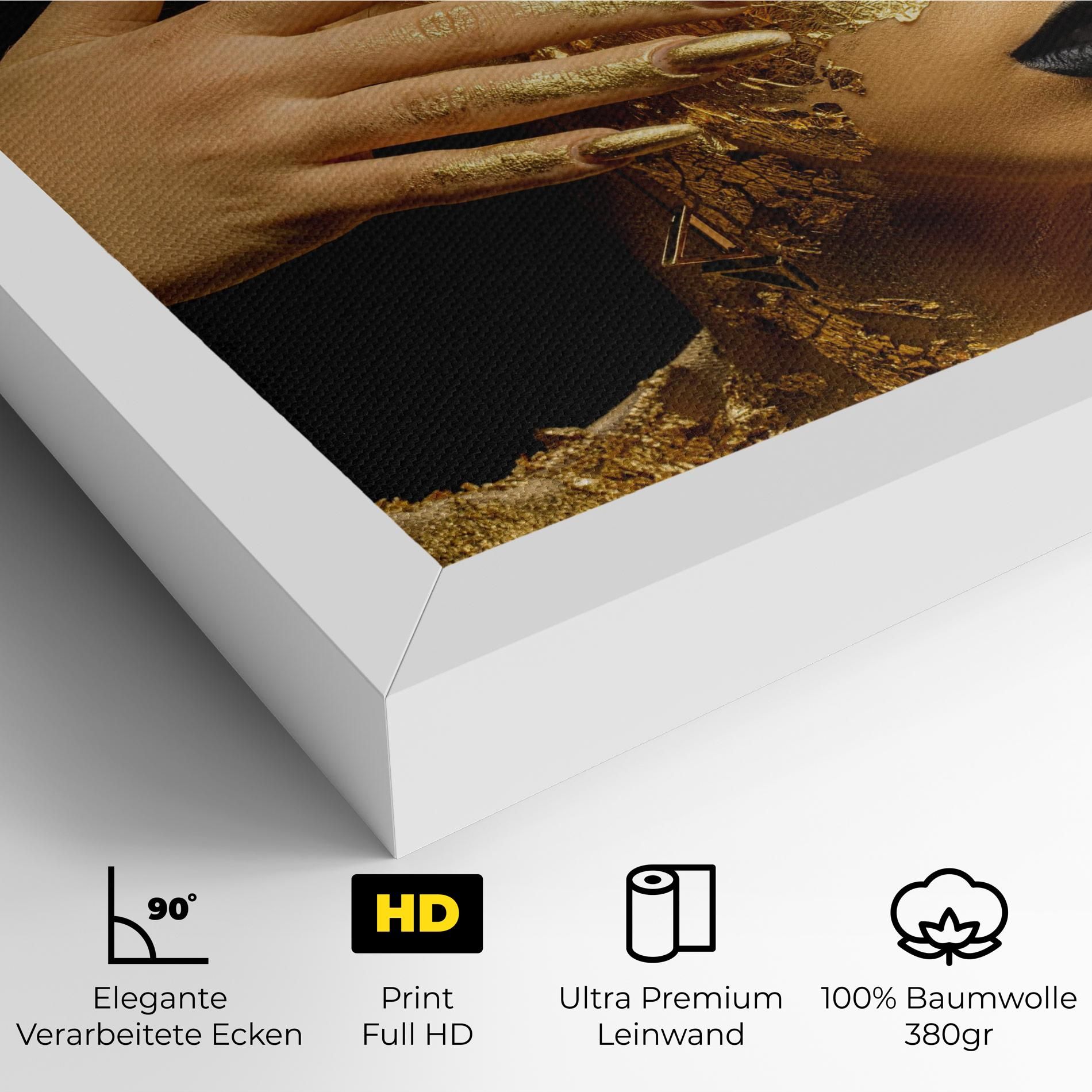 Festive Golden Makeup mockup 4