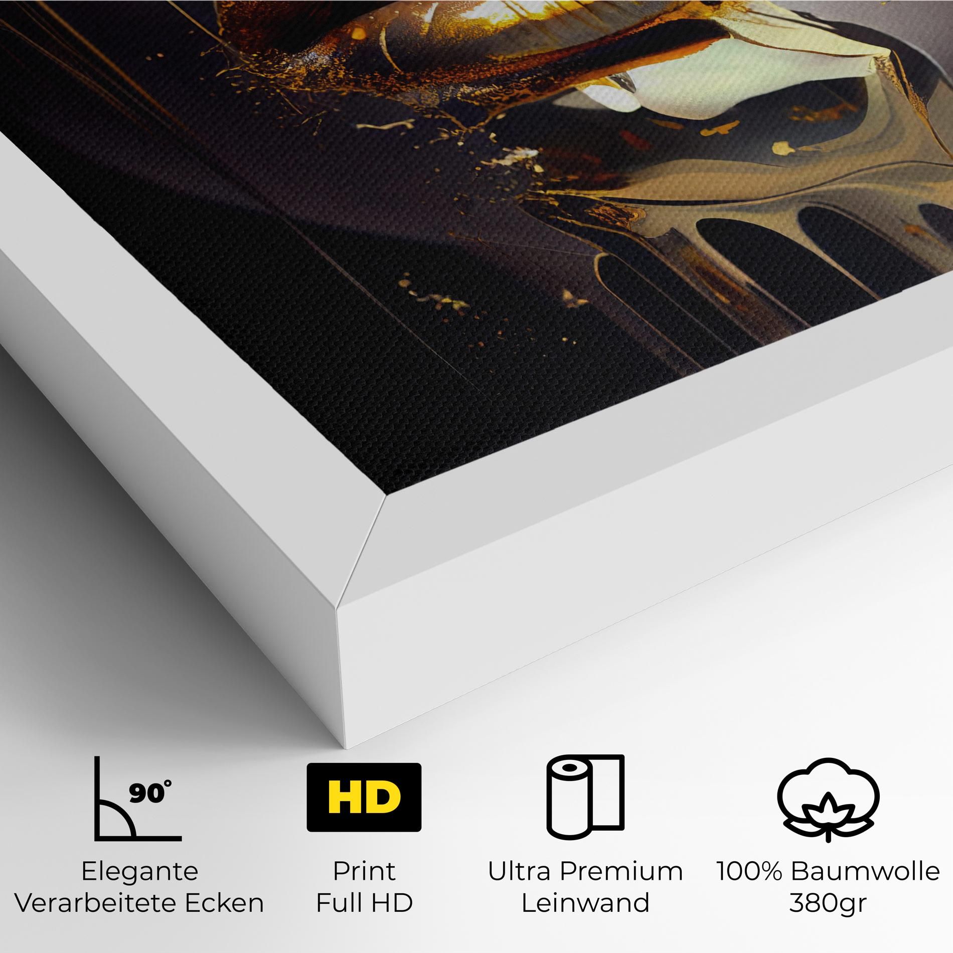 Glamorous Gold Lips mockup 4