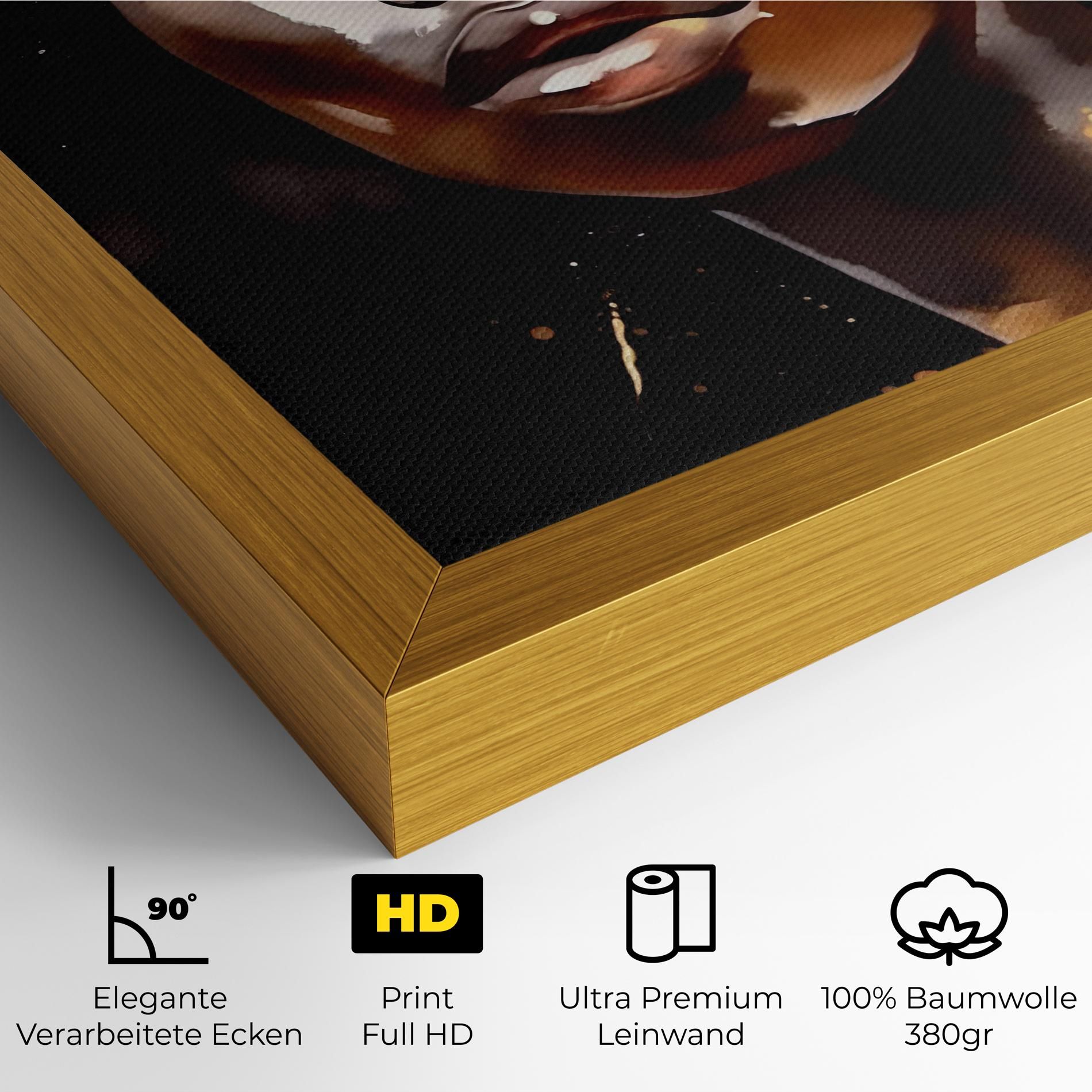 Abstract Gold Woman mockup 4