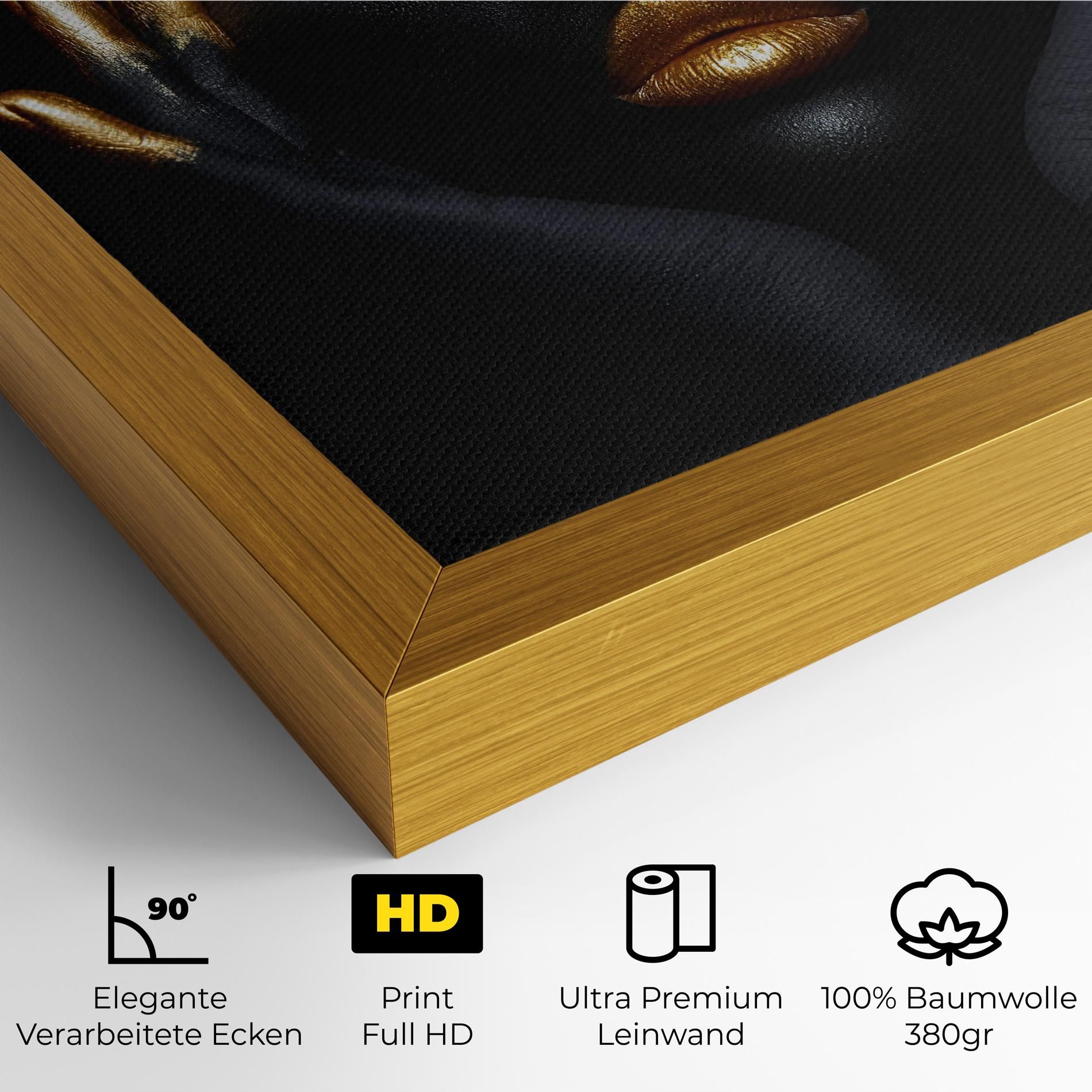 Fingertips Gold Makeup mockup 4