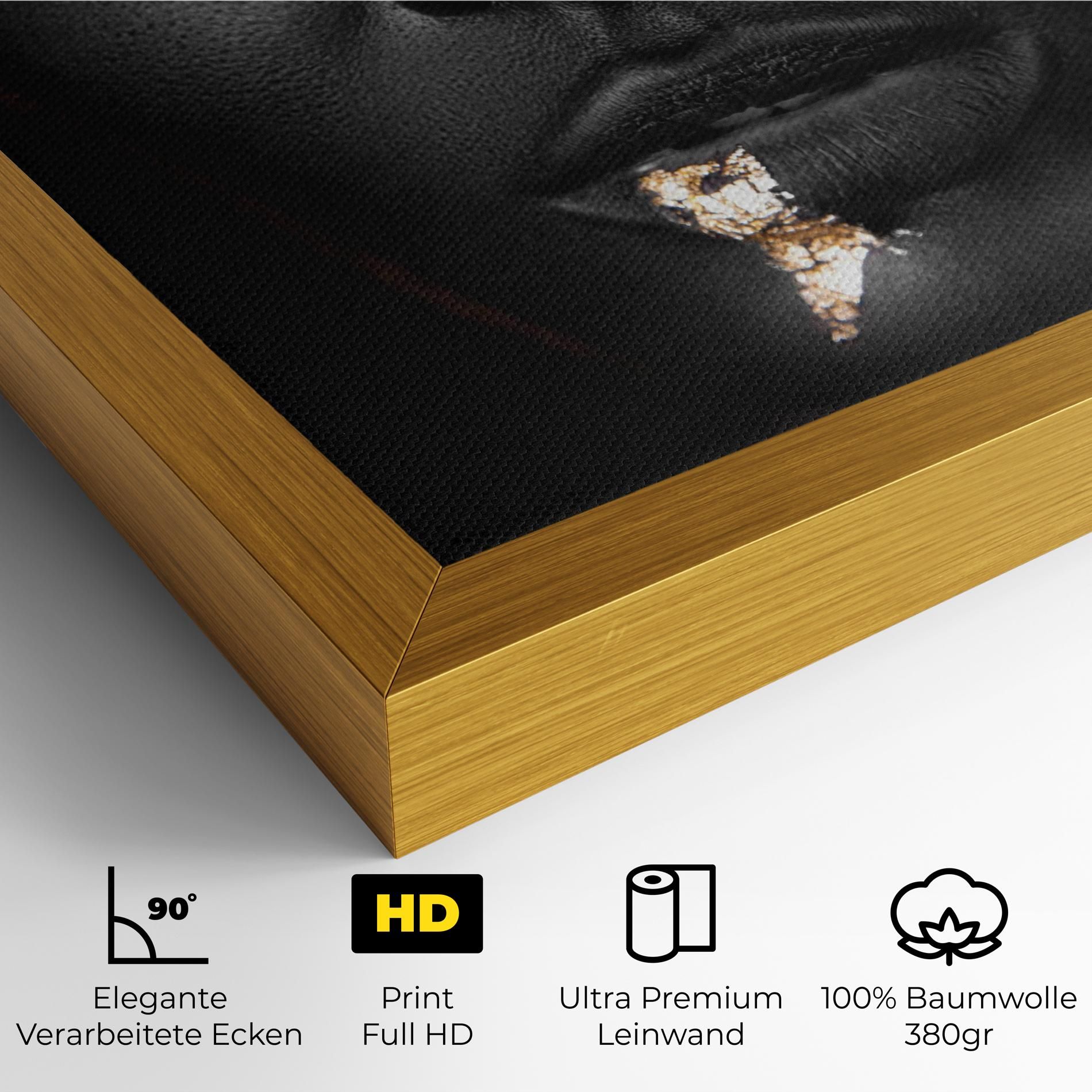 Golden Face mockup 4