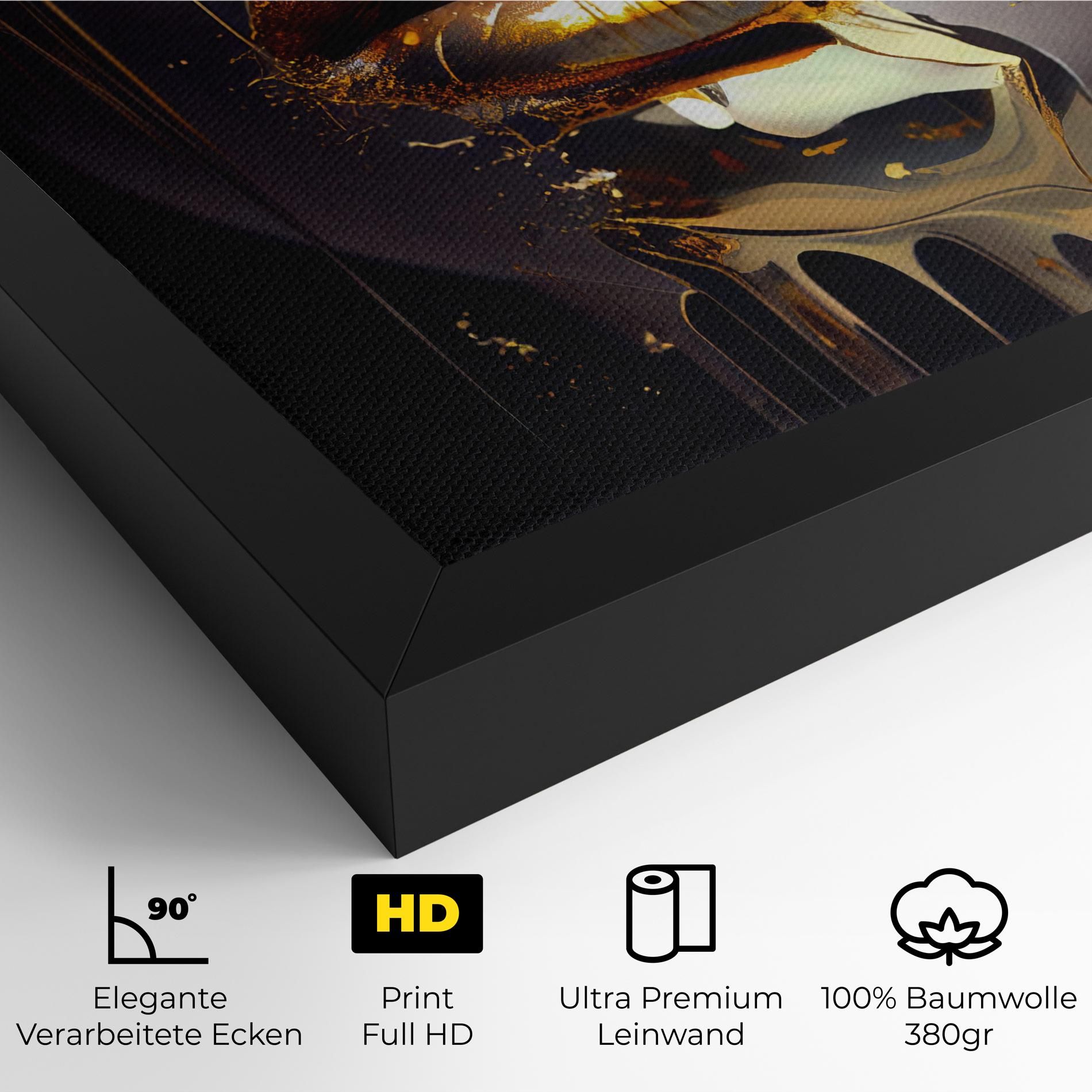 Glamorous Gold Lips mockup 4