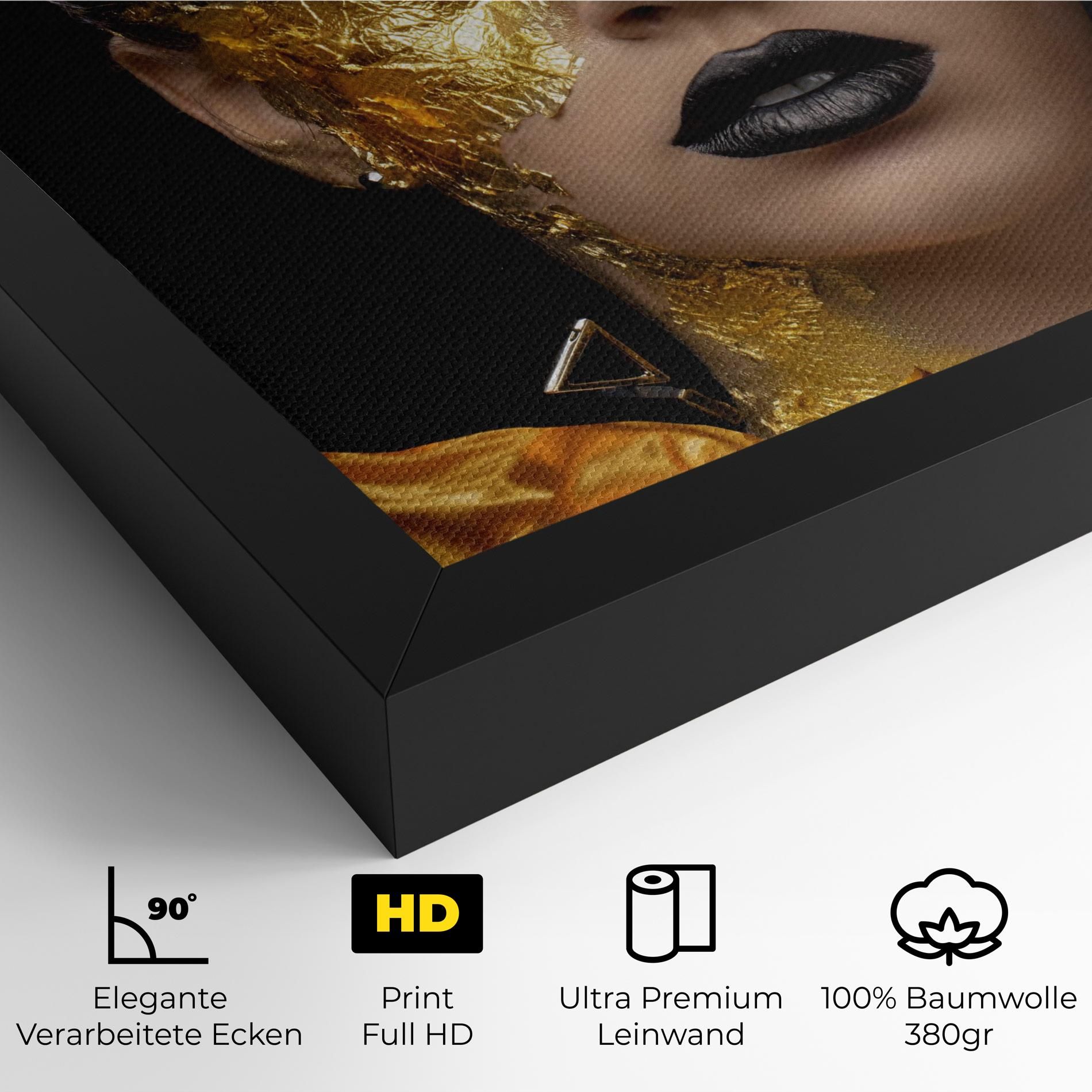 Glamorous Gold Outfit mockup 4