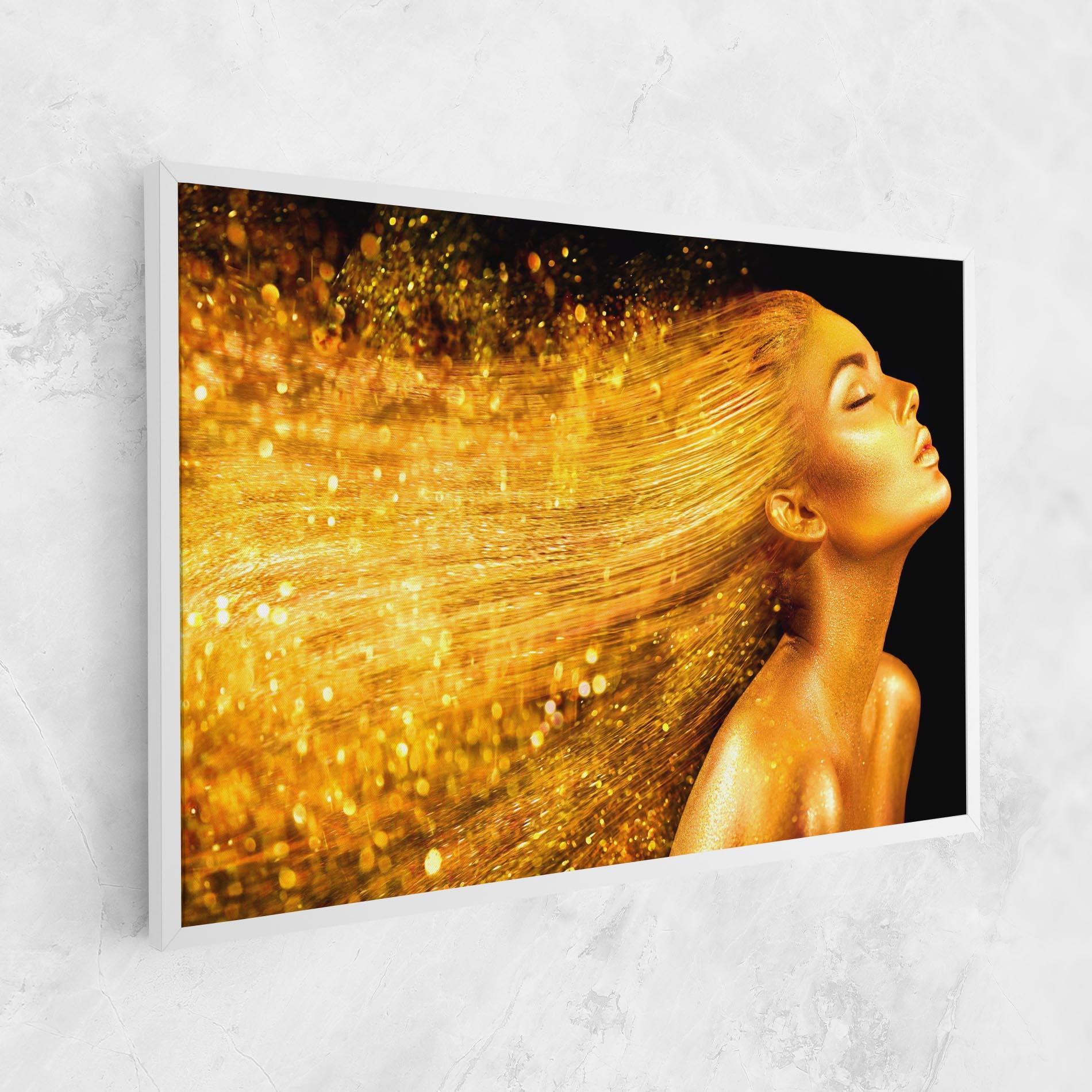Leinwandbild Golden Girl mockup 1