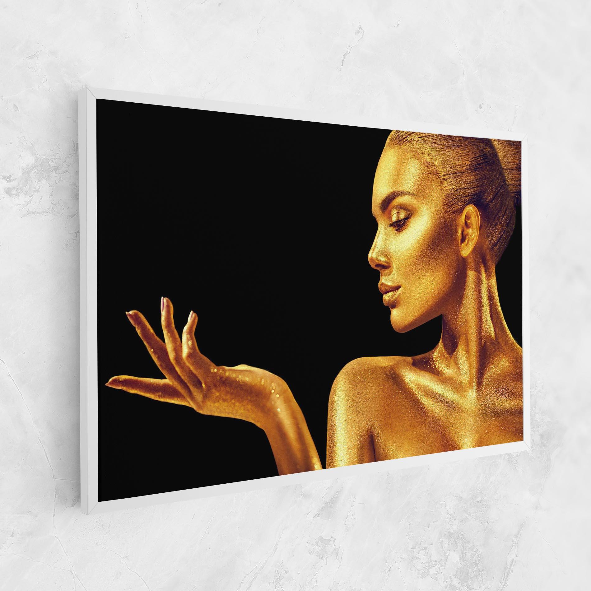 Leinwandbild Golden Glamour mockup 1