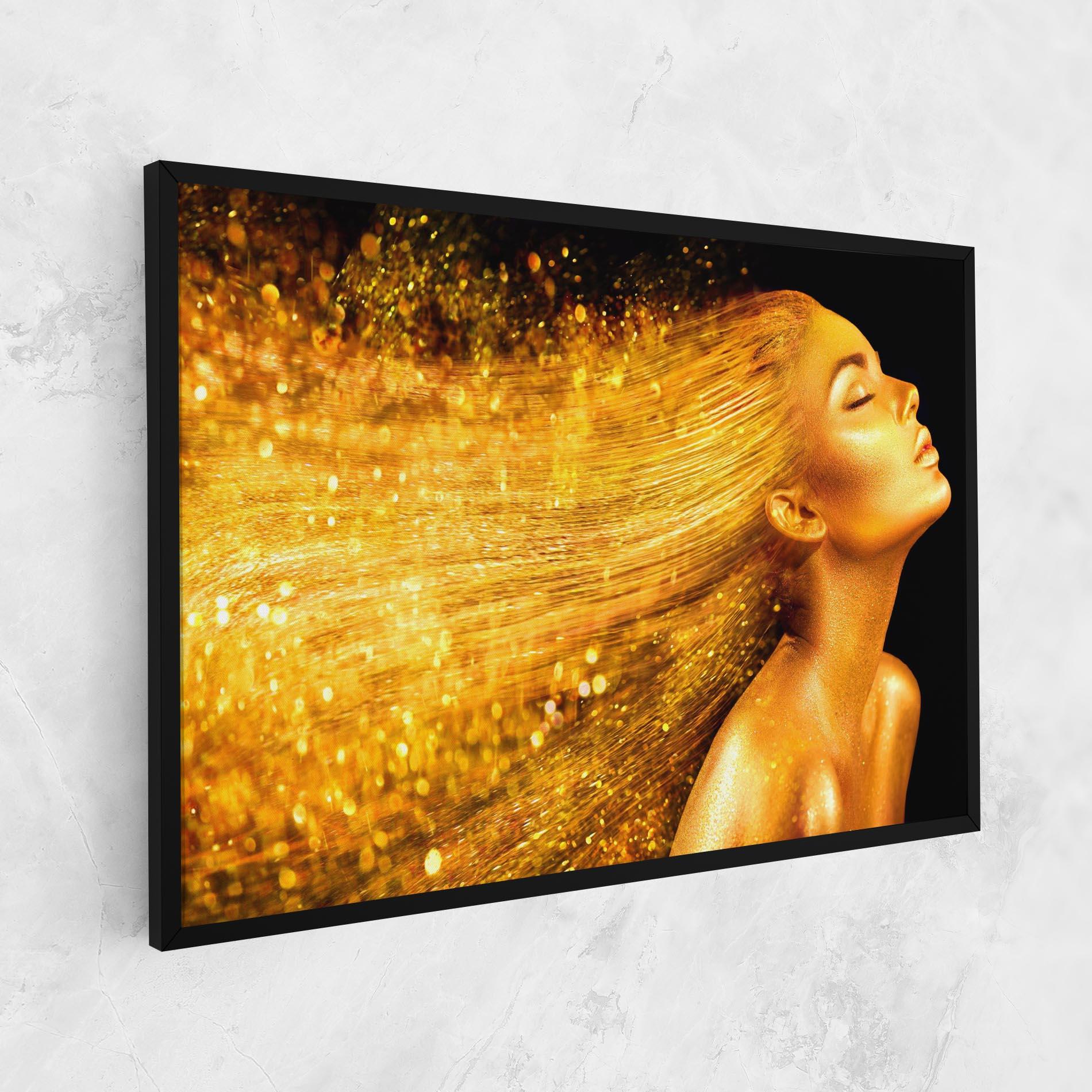 Leinwandbild Golden Girl mockup 1