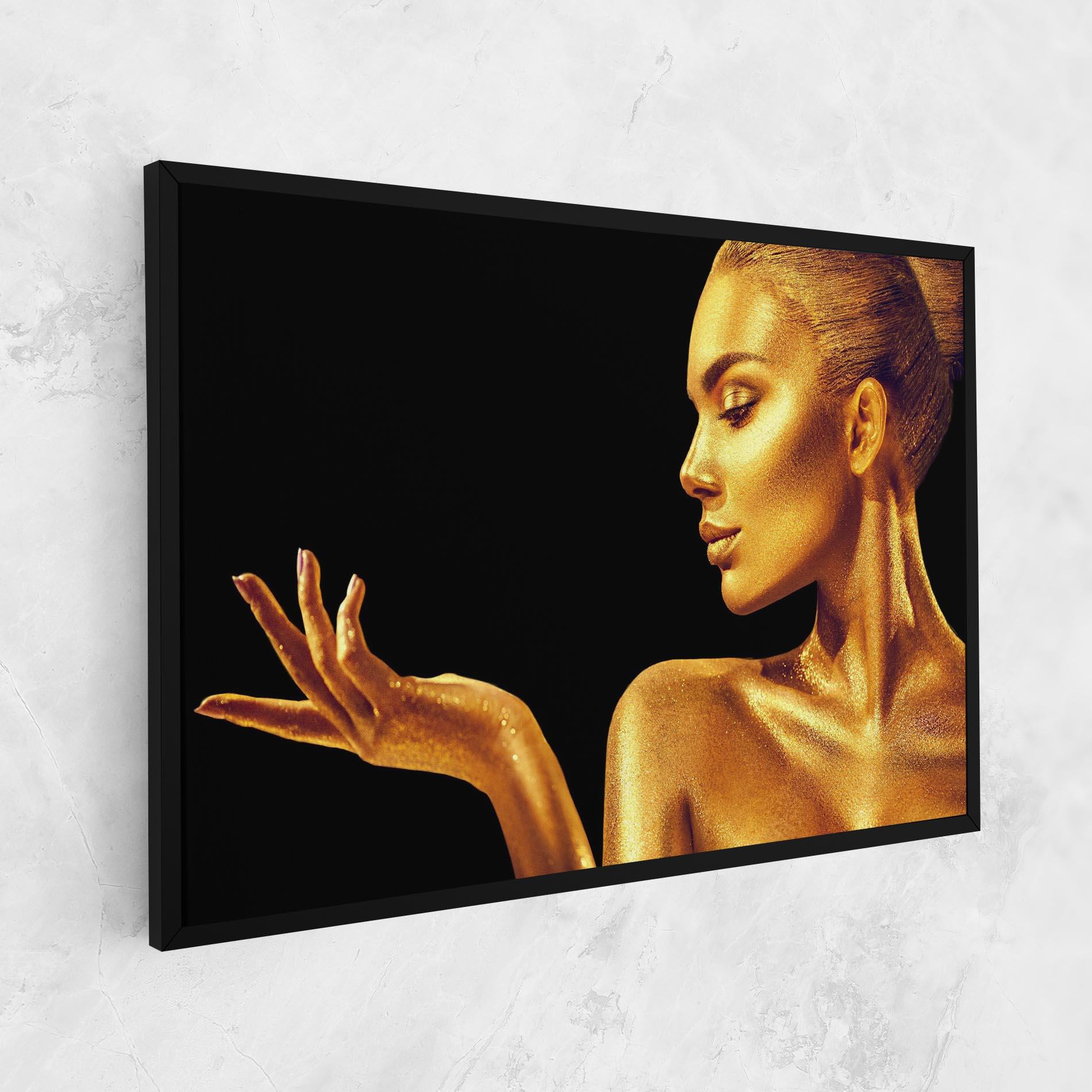 Leinwandbild Golden Glamour mockup 1