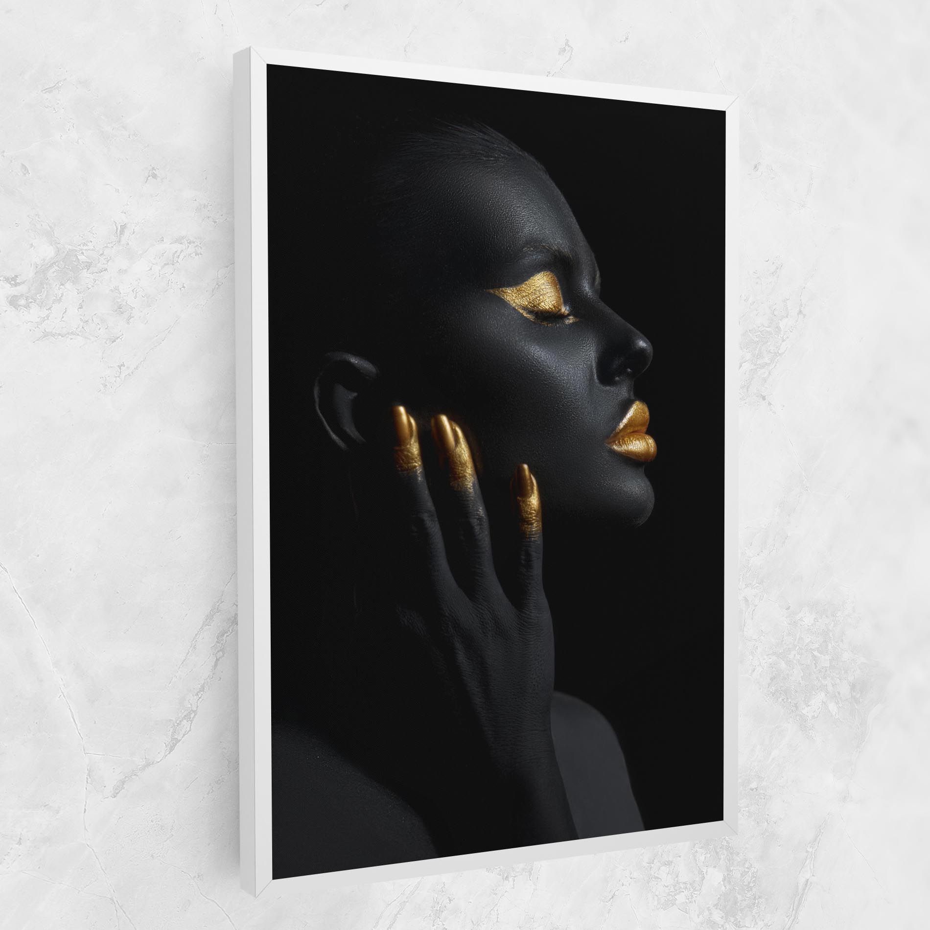 Gold Black Paint mockup 1