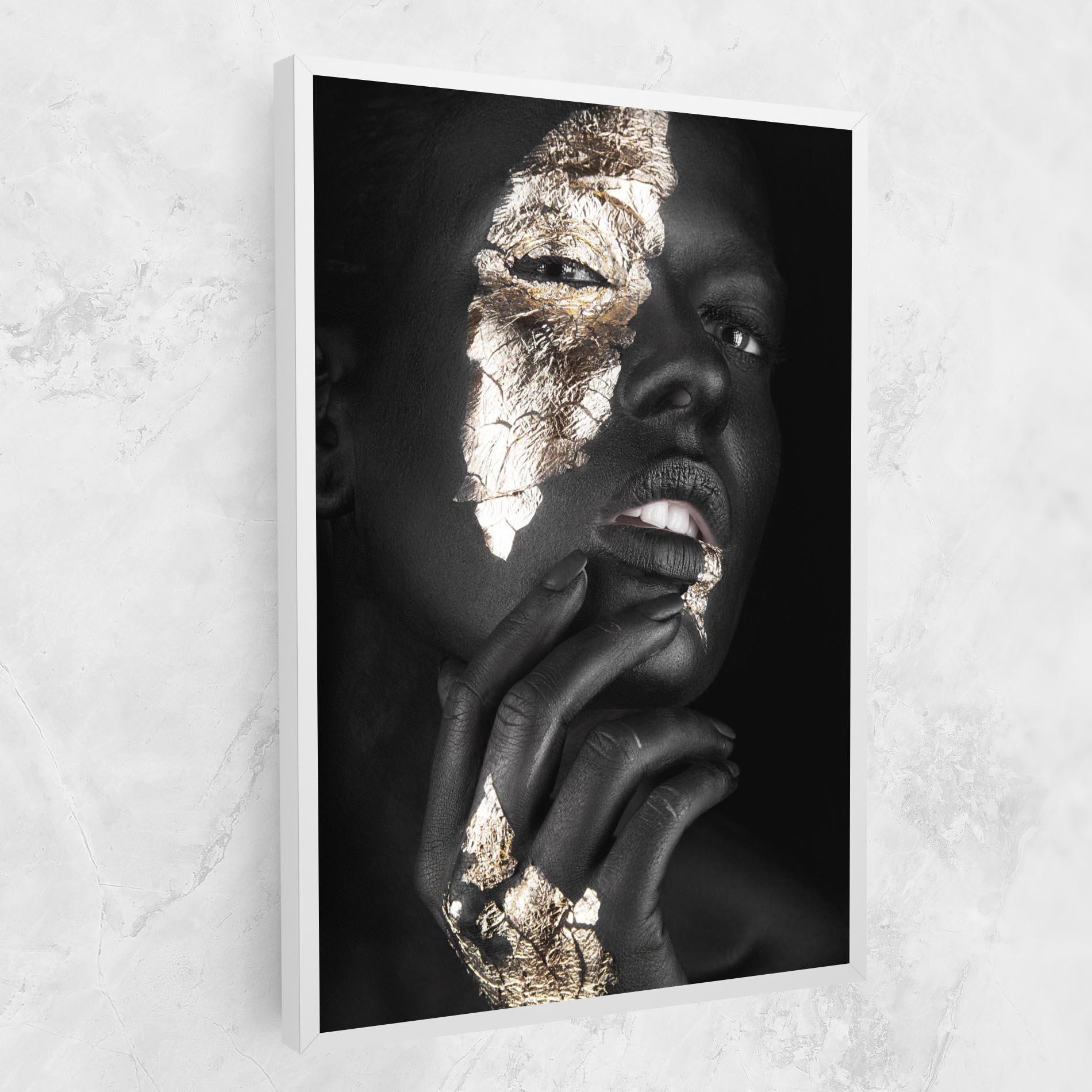 Leinwandbild Golden Posture mockup 1