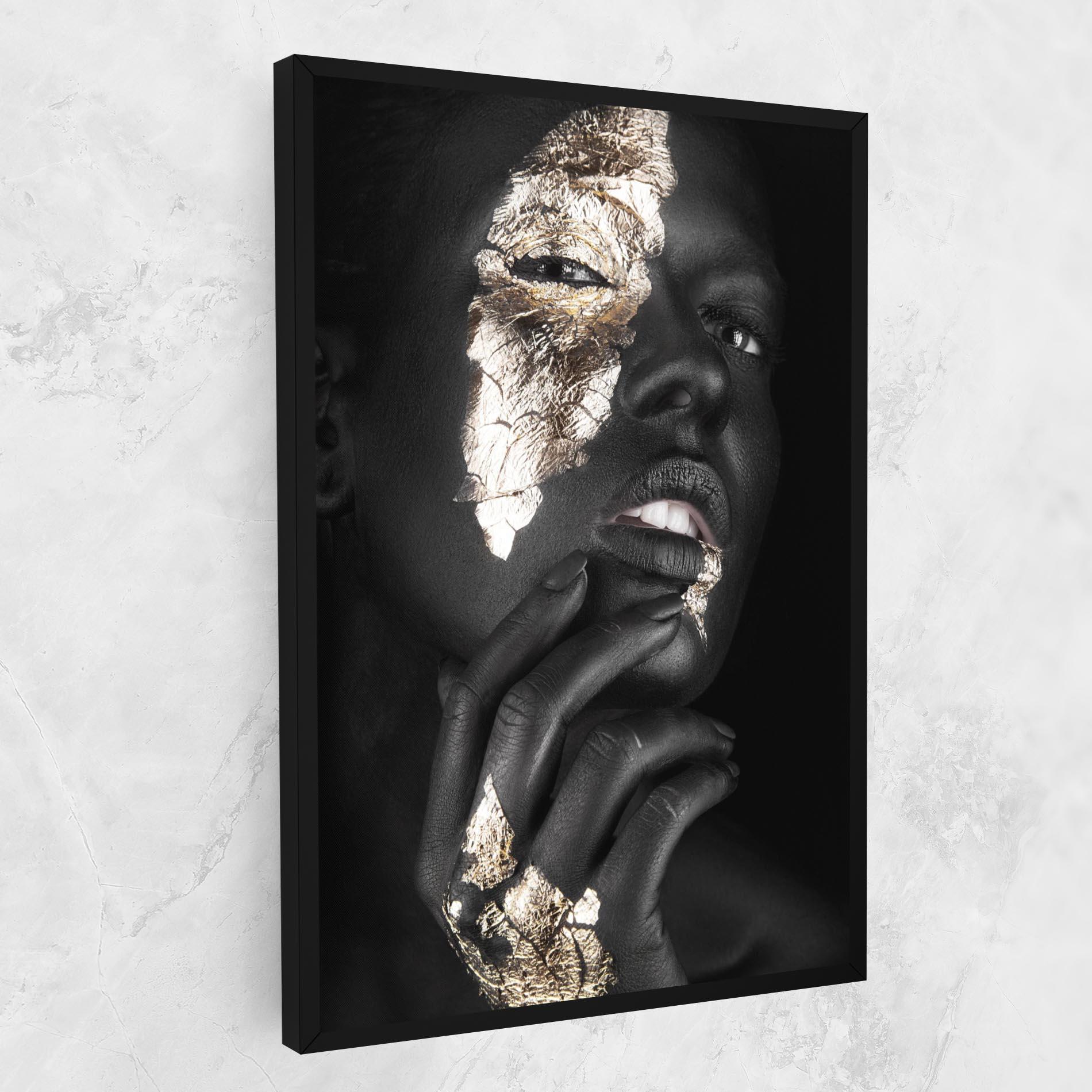 Leinwandbild Golden Posture mockup 1