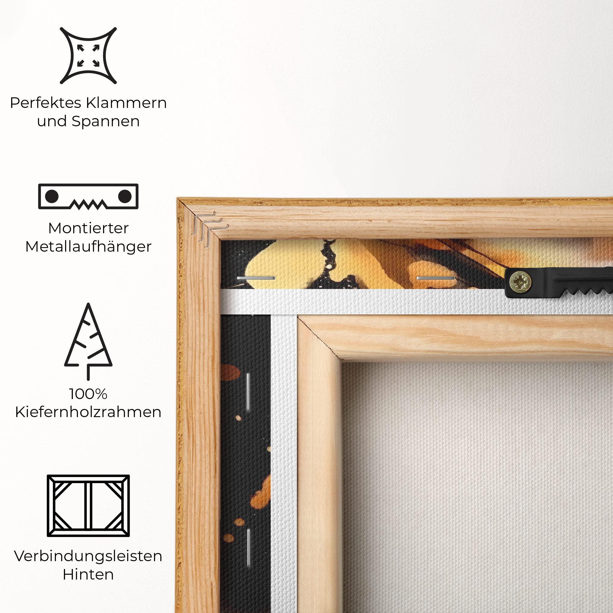 Leinwandbild Abstract Gold Woman mockup 5