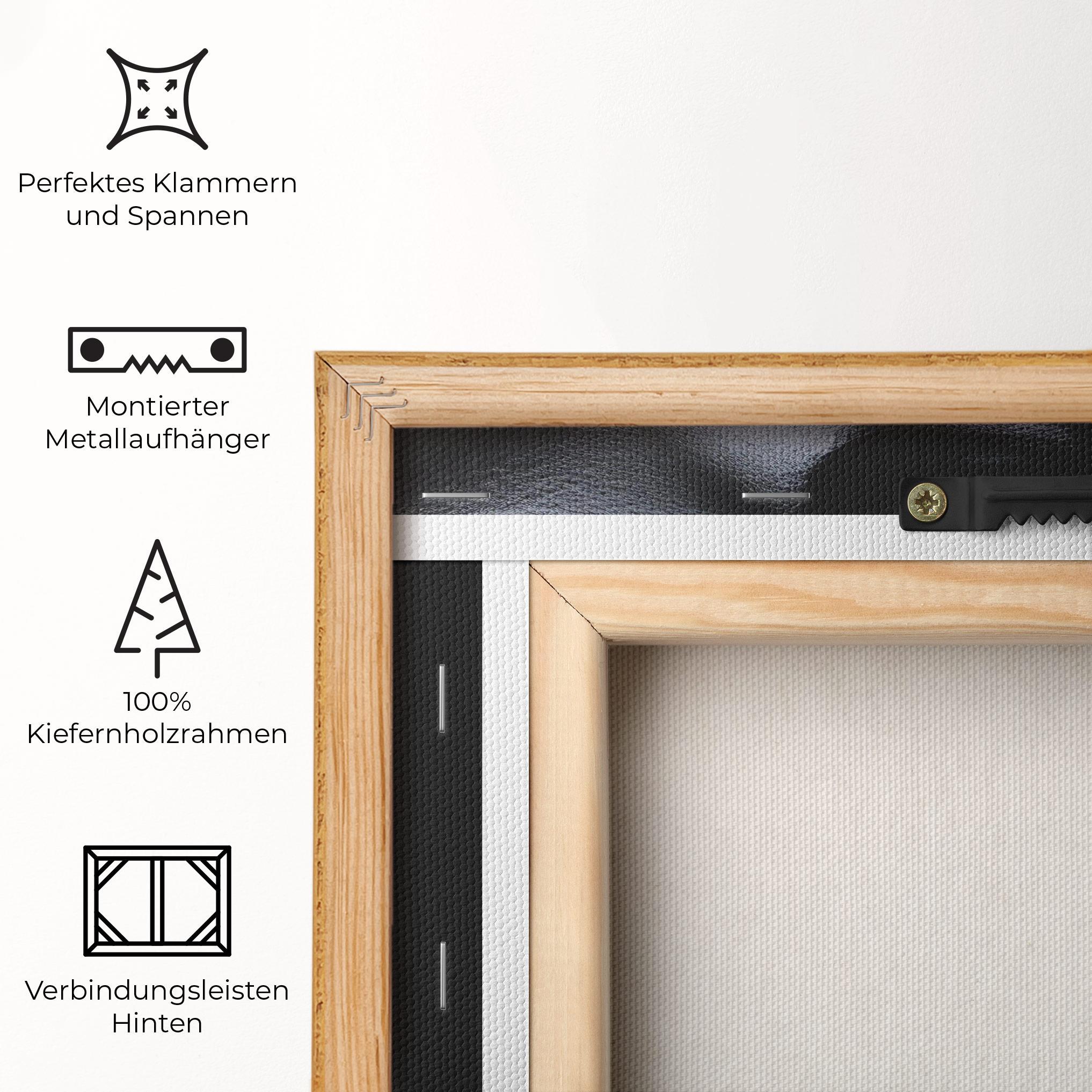 Leinwandbild Gold Small Hand mockup 5