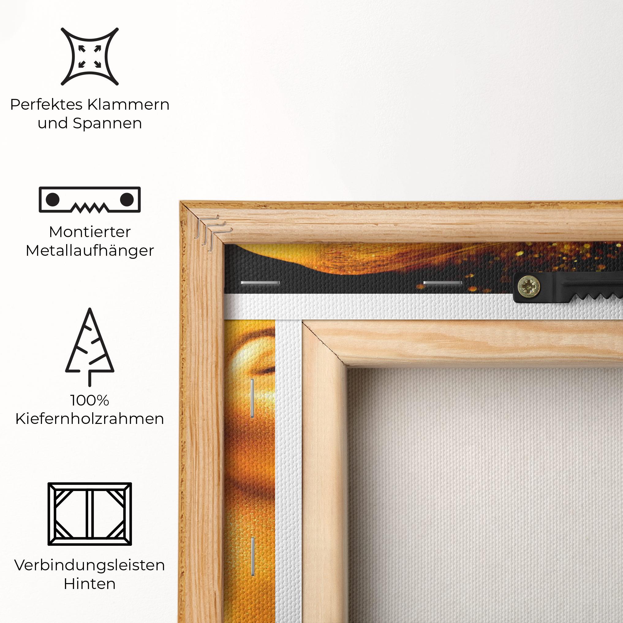 Leinwandbild Golden Girl mockup 5